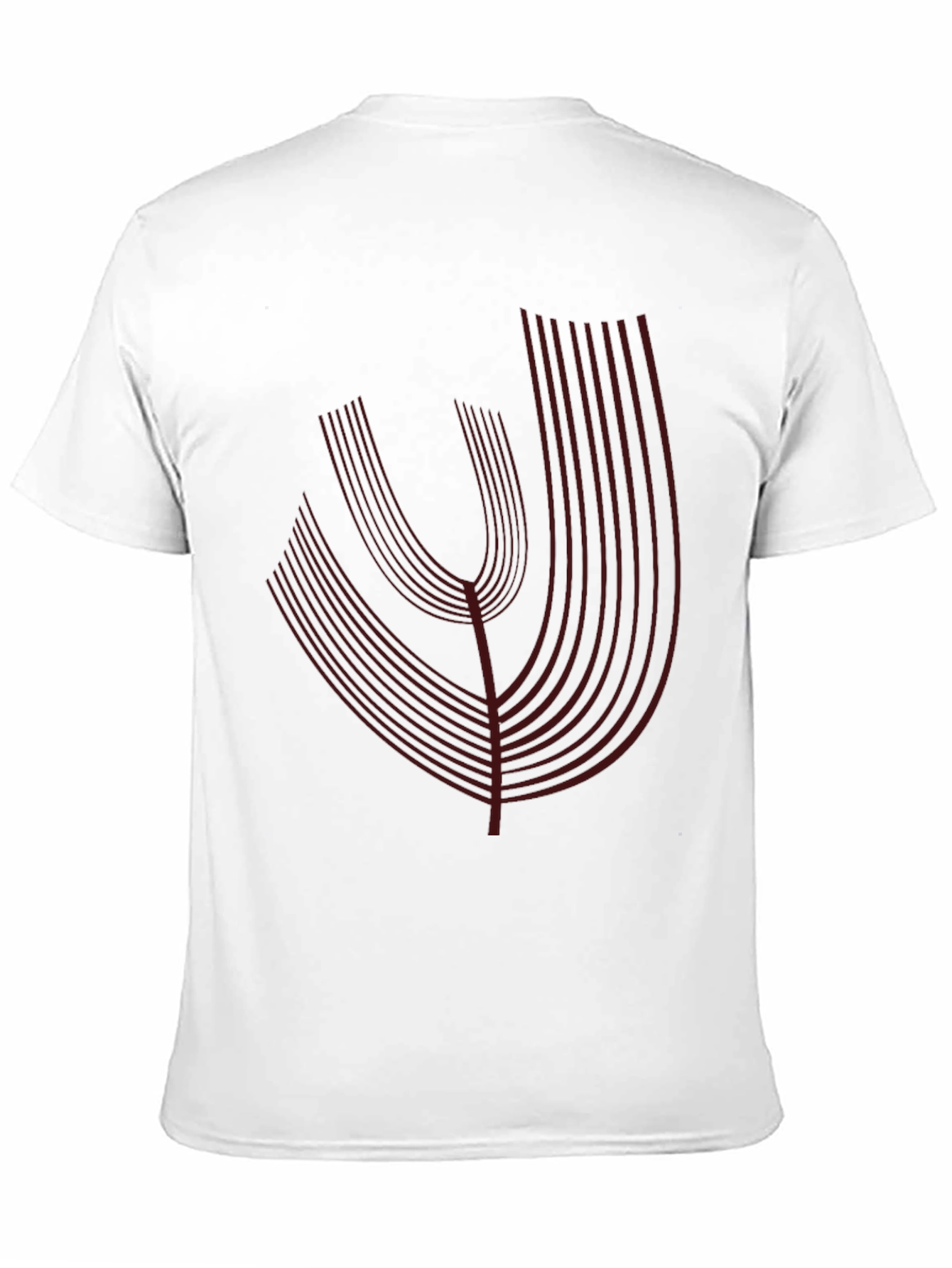 Modern Graphic Print Black T-Shirt