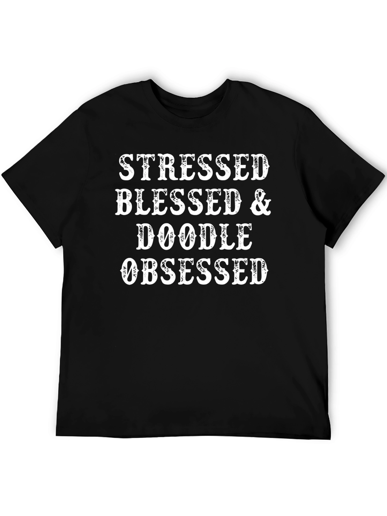 Stressed Blessed & Doodle Obsessed Graphic Tee