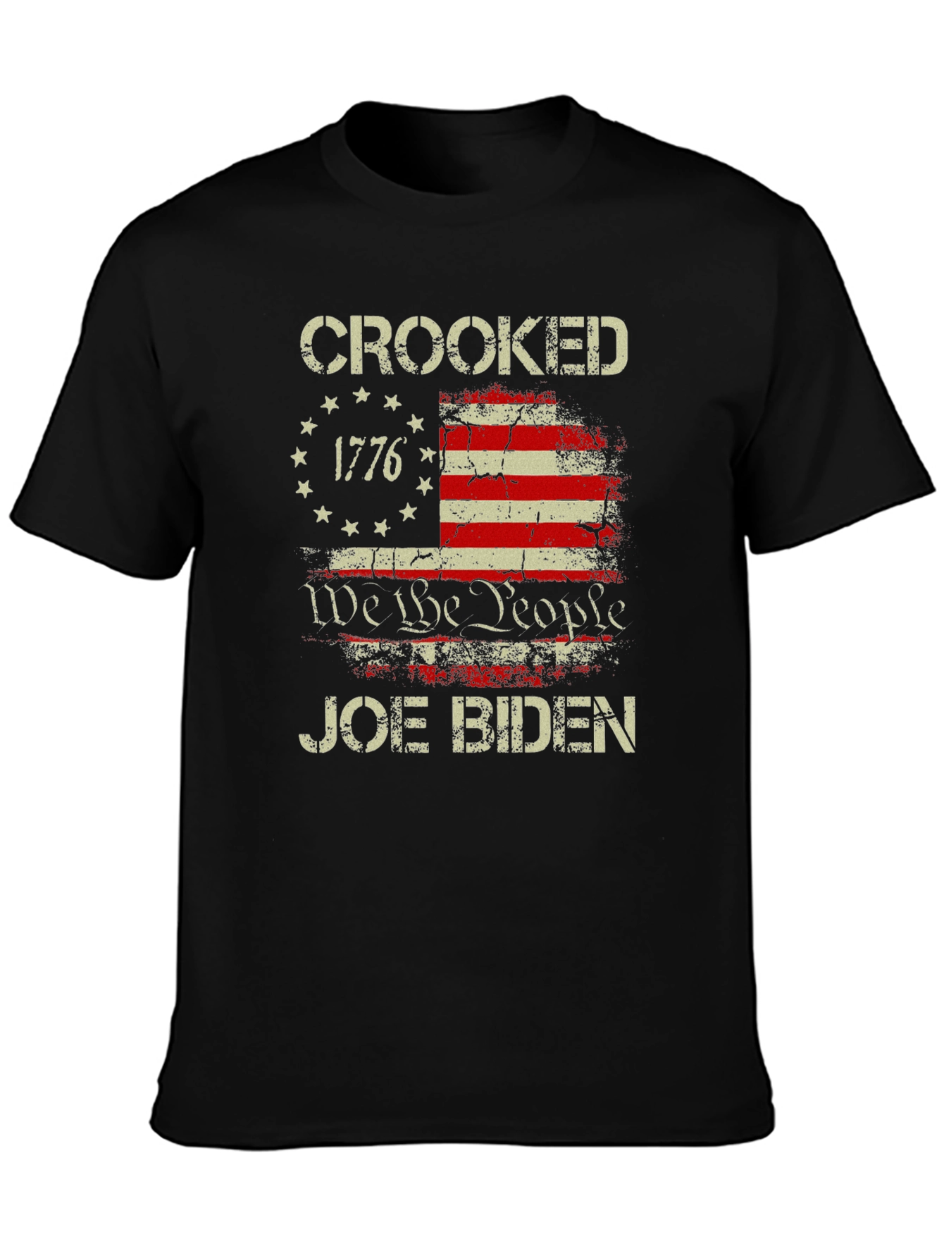 Crooked Joe Biden Graphic T-Shirt