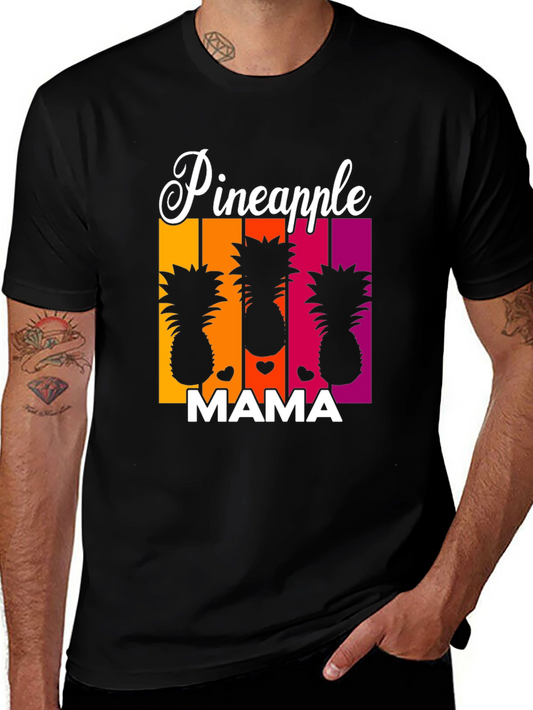 Pineapple Mama Graphic Tee - Tropical Vibes