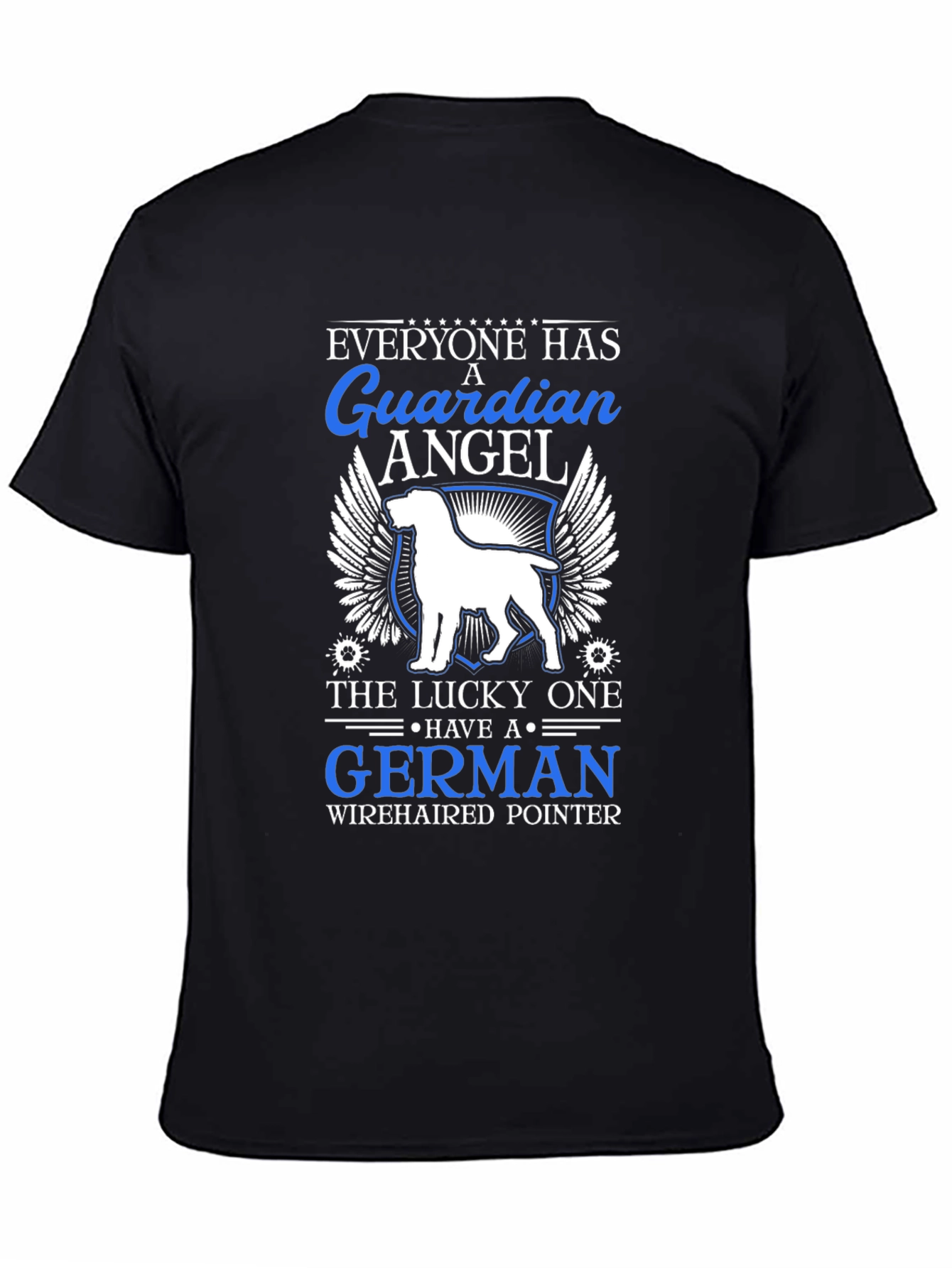 German Wirehaired Pointer Guardian Angel T-Shirt