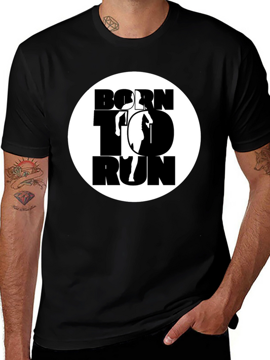 Born to Run Graphic Tee - Black