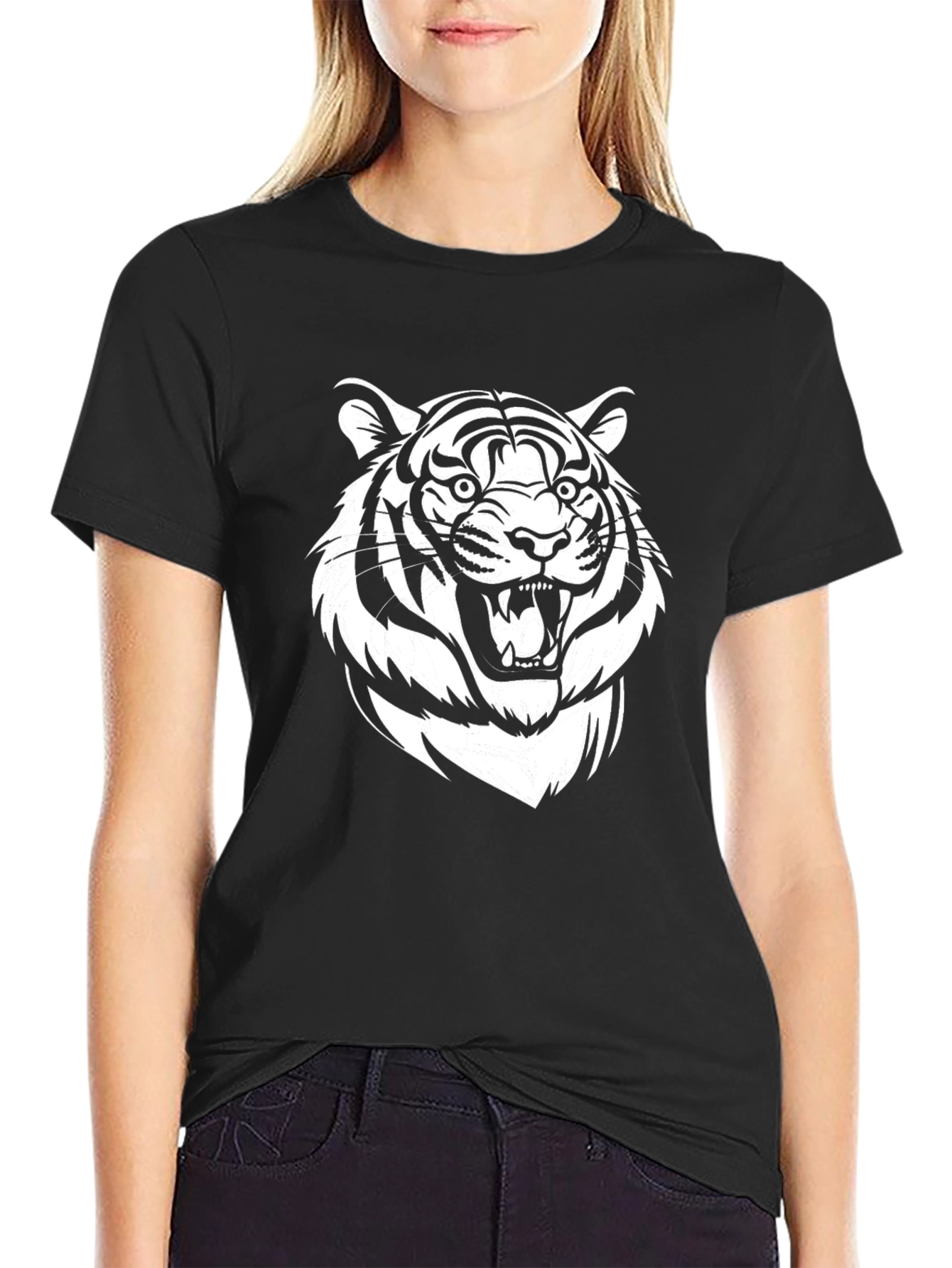 Black Tiger Graphic Tee