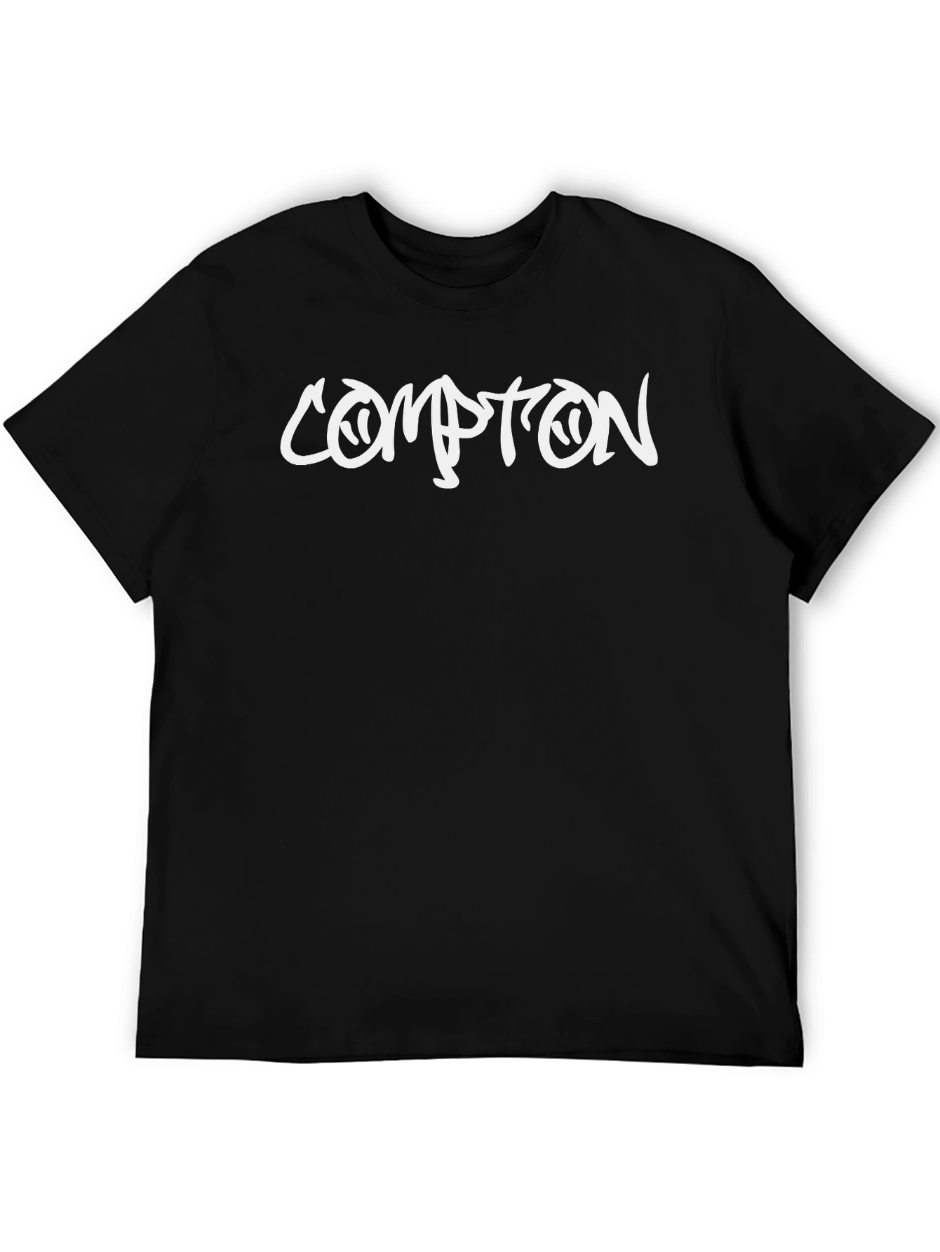 Compton Graphic Tee - Classic Black Crewneck