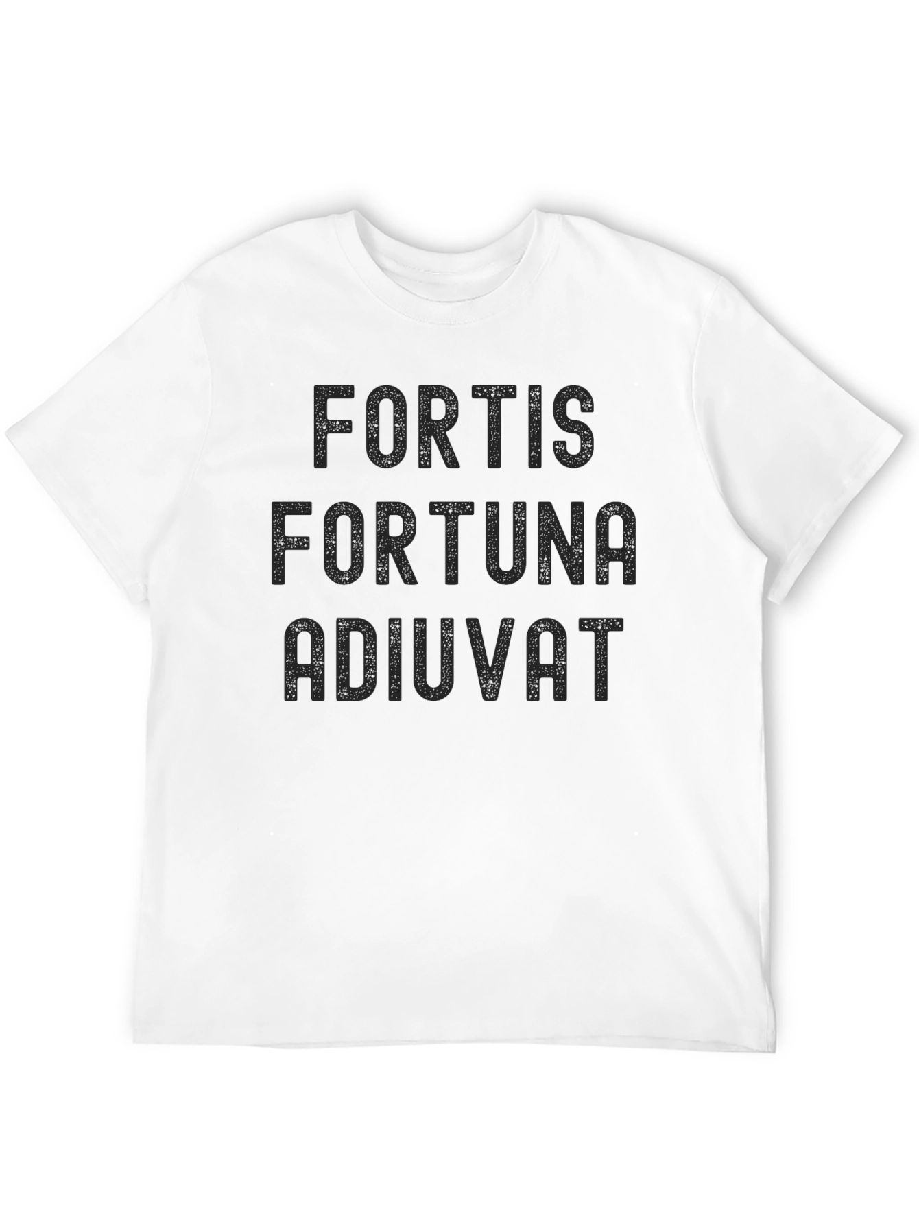 Fortis Fortuna Adiuvat Graphic Tee - Black