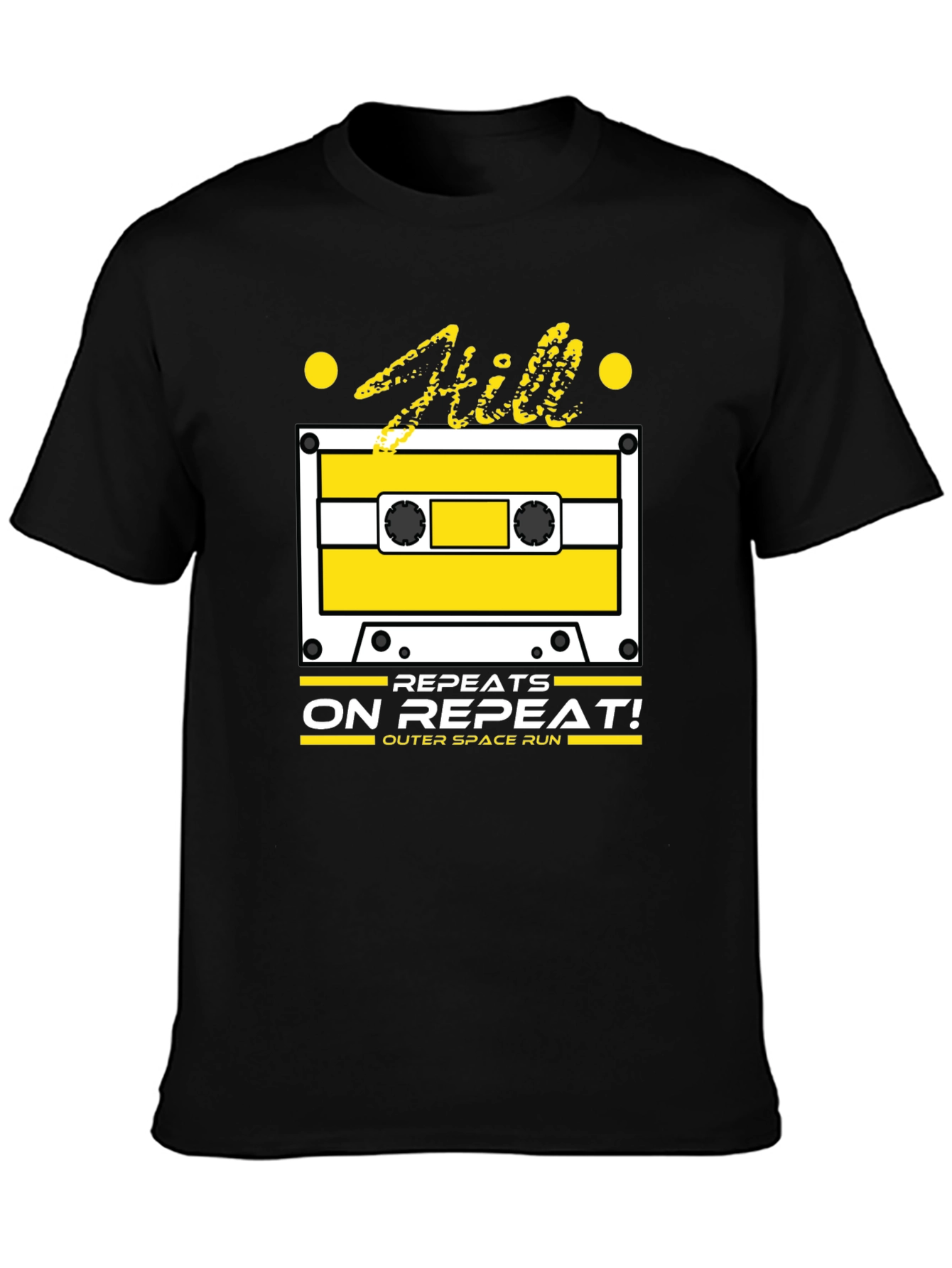 Retro Cassette Tape Graphic Tee - Repeats On Repeat!