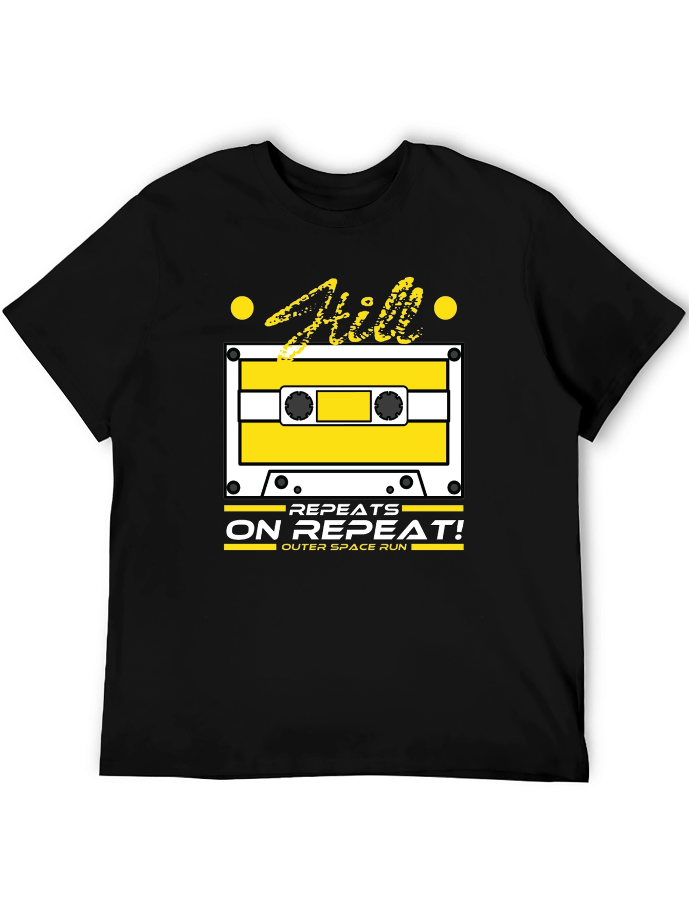 Retro Cassette Tape Graphic Tee - Repeats On Repeat!