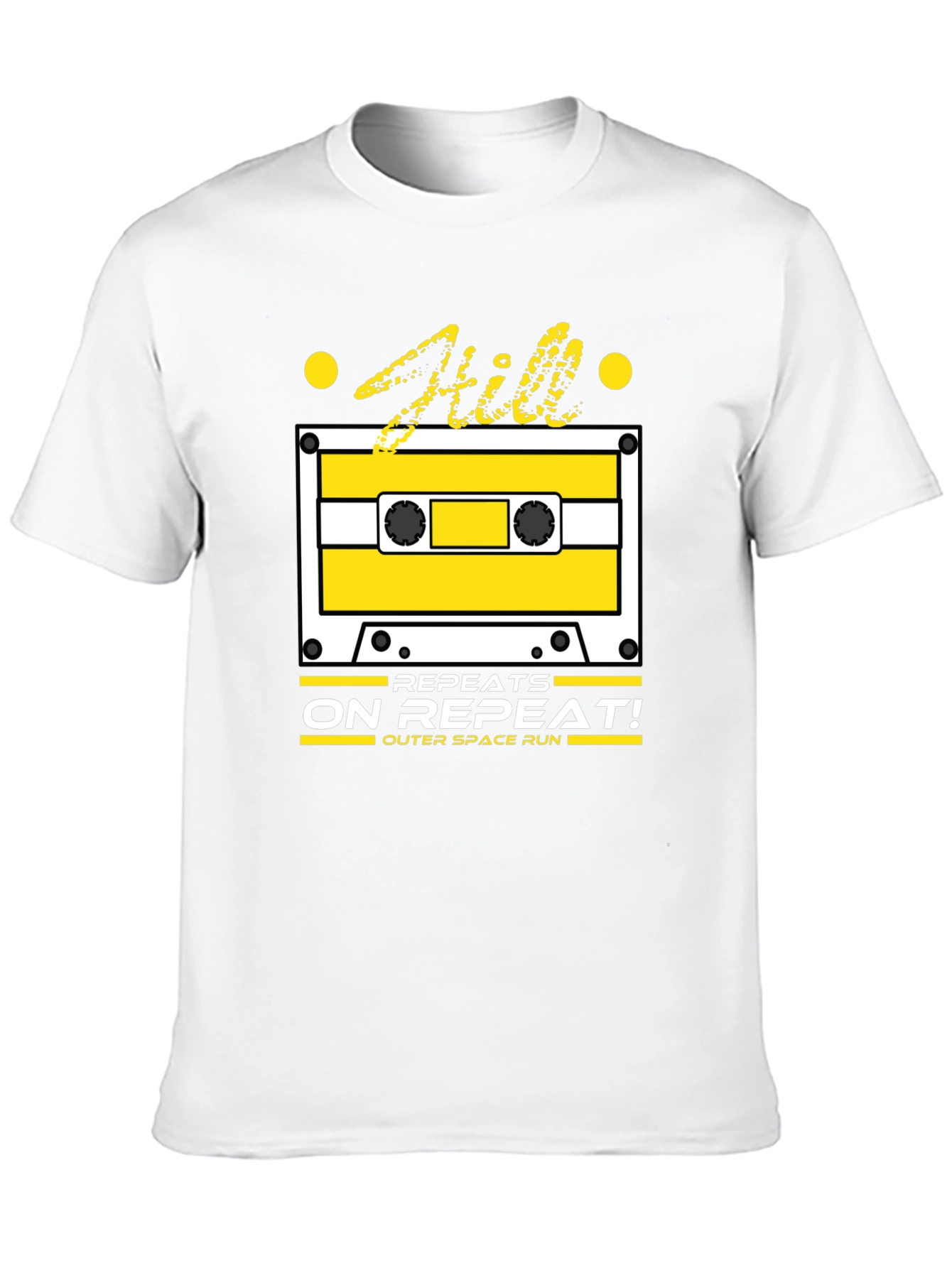 Retro Cassette Tape Graphic Tee - Repeats On Repeat!