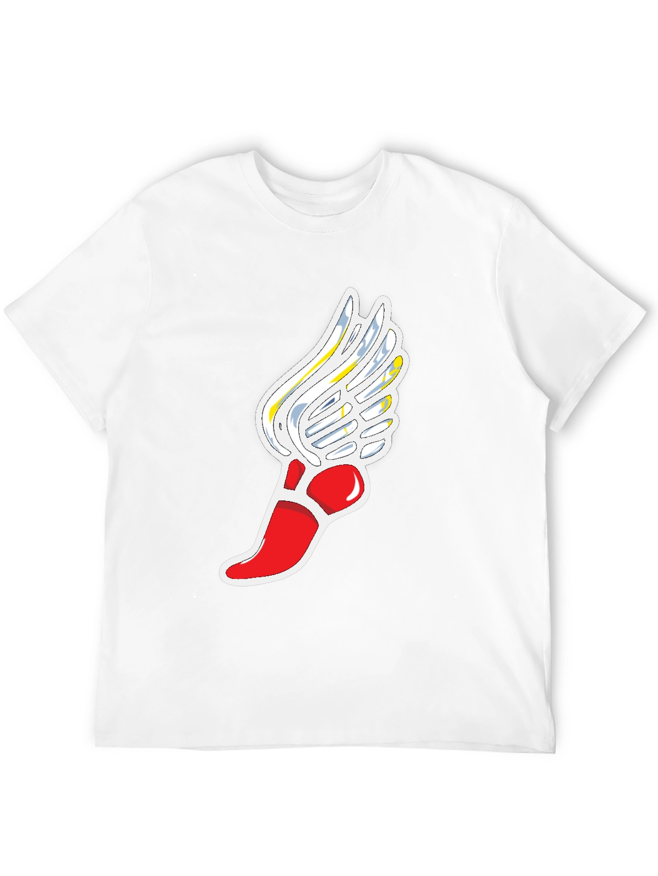 Winged Foot Graphic Black T-Shirt
