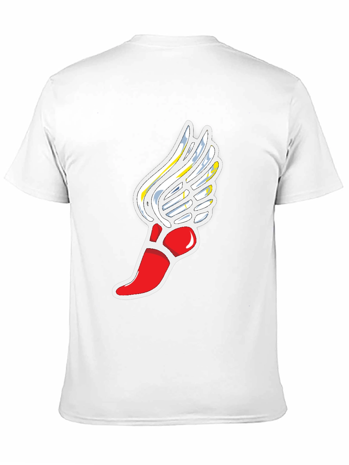 Winged Foot Graphic Black T-Shirt
