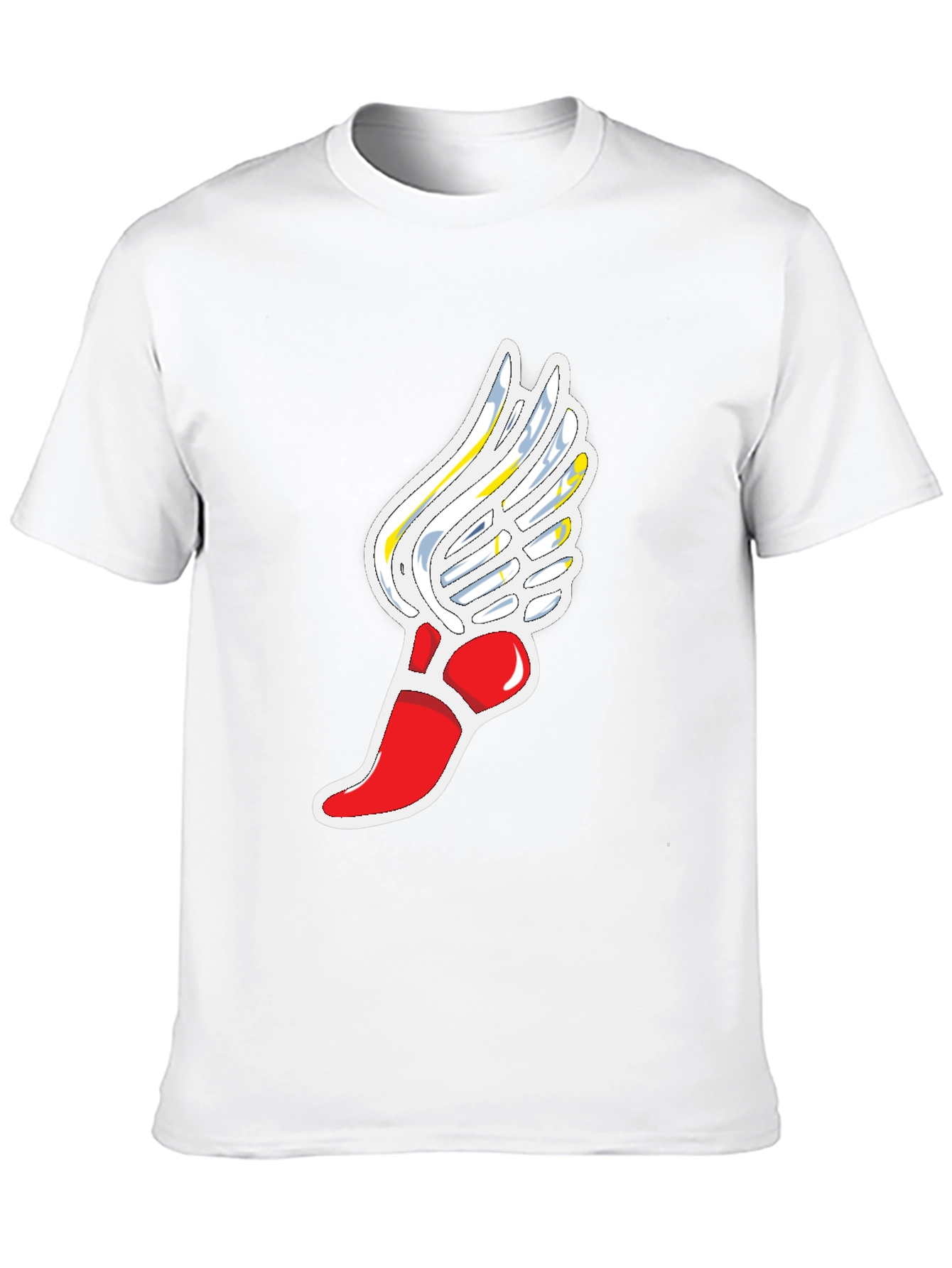 Winged Foot Graphic Black T-Shirt