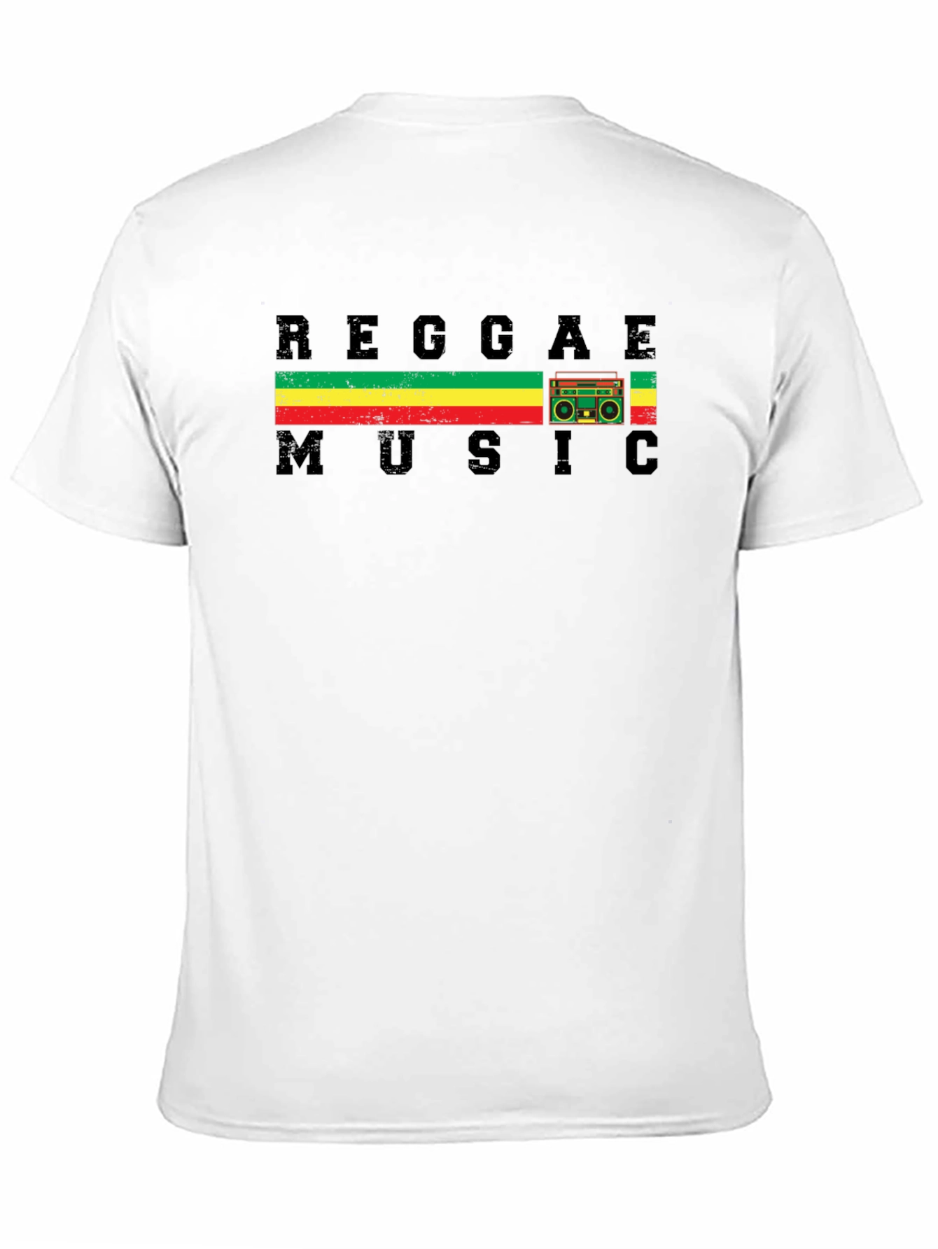 Reggae Music Graphic Tee - Stylish Black T-Shirt