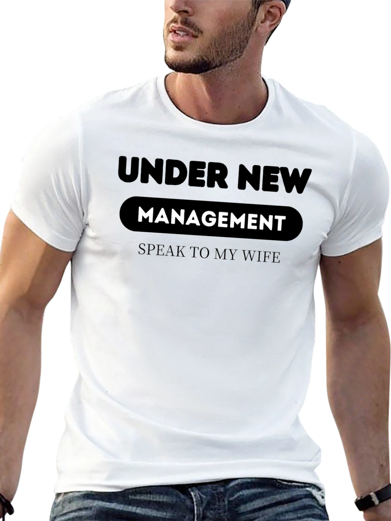 Under New Management T-Shirt - Funny Husband Wife Tee