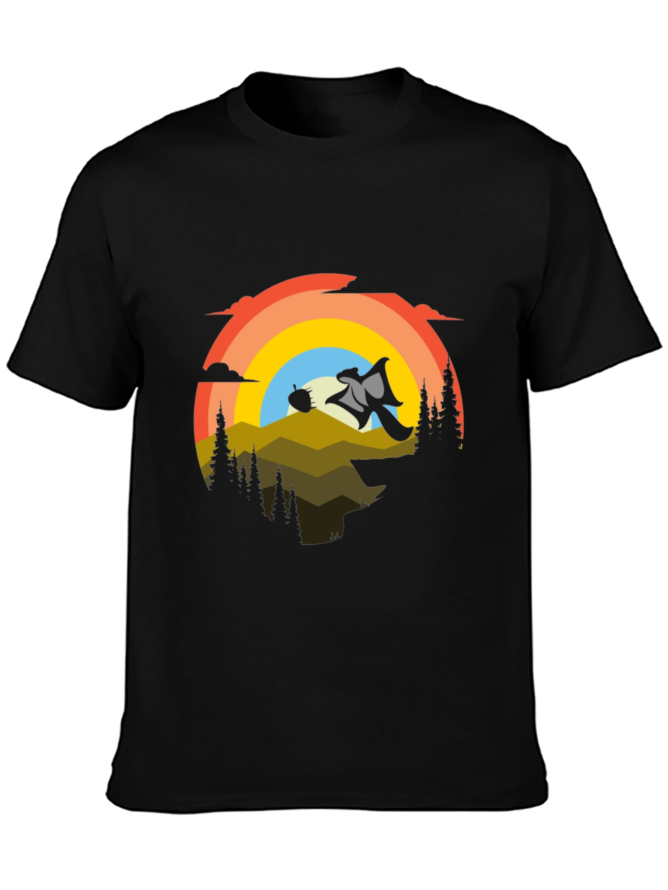 Retro Flying Squirrel Adventure Tee