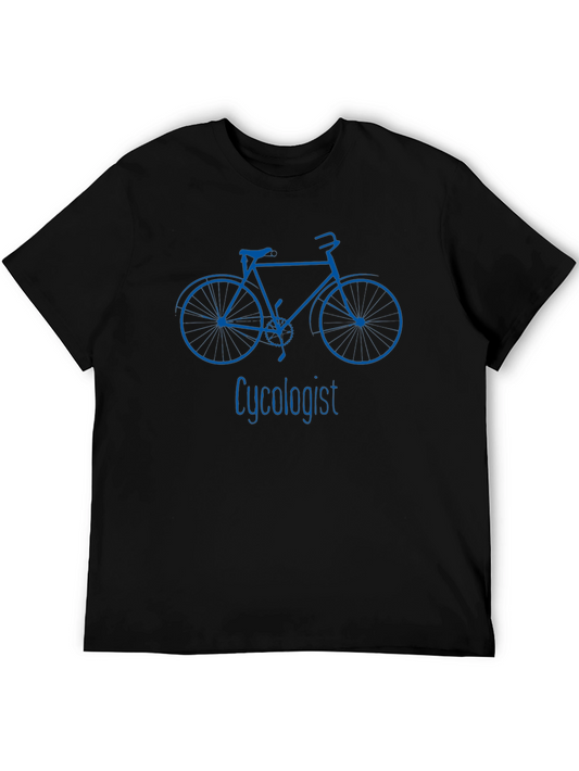 Cycologist Black T-Shirt - Cycling Humor Tee