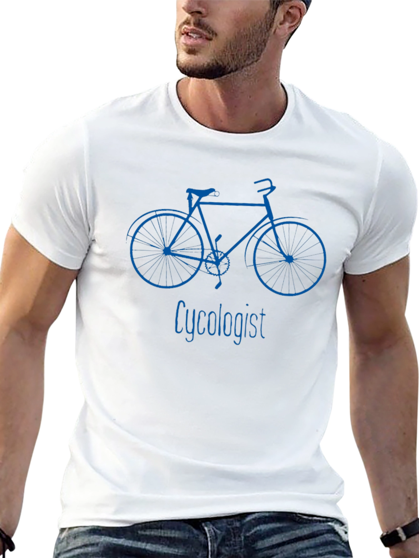 Cycologist Black T-Shirt - Cycling Humor Tee