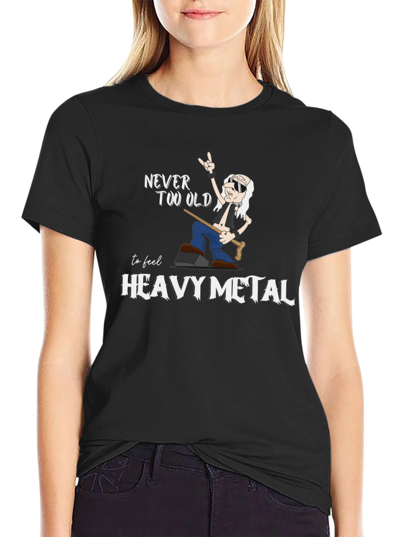 Never Too Old Heavy Metal T-Shirt