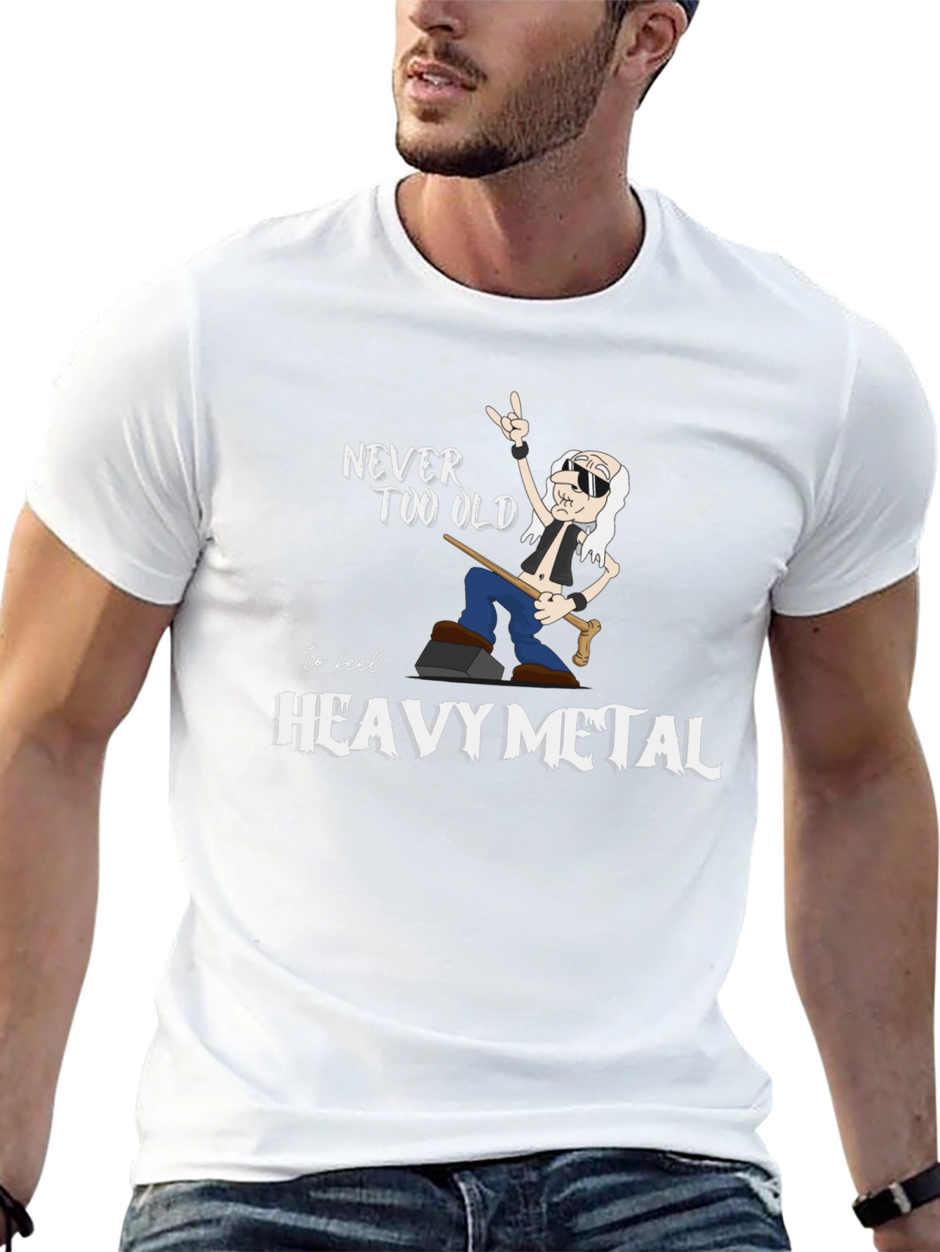 Never Too Old Heavy Metal T-Shirt