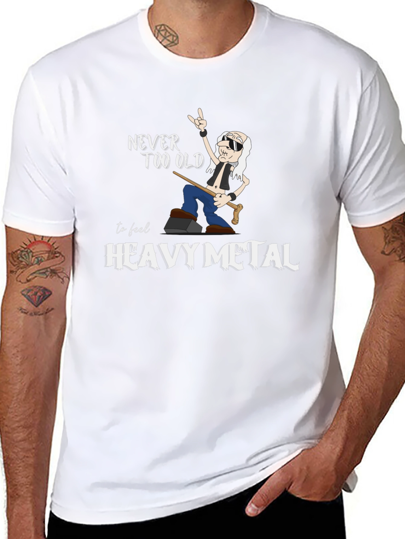 Never Too Old Heavy Metal T-Shirt
