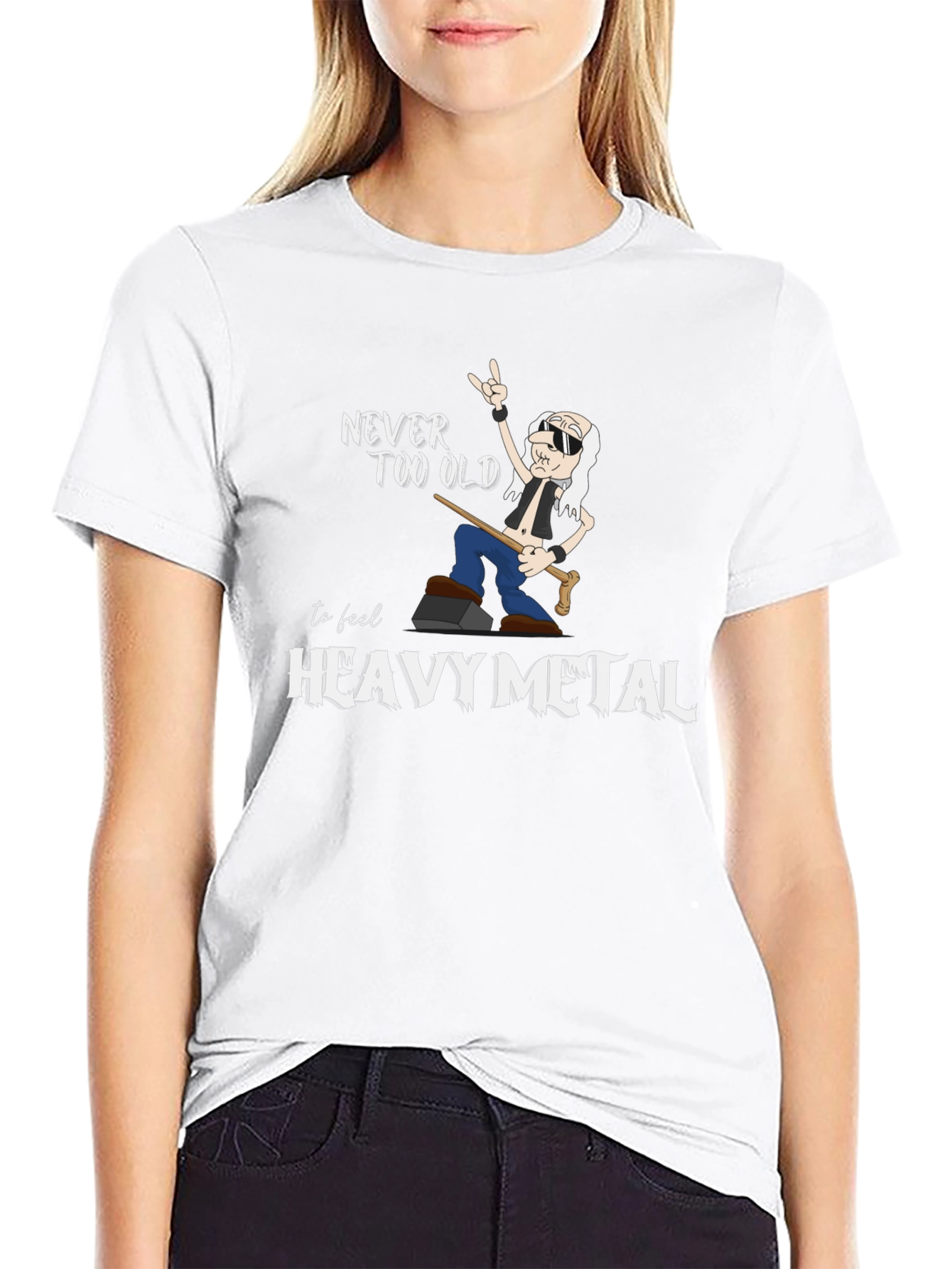Never Too Old Heavy Metal T-Shirt