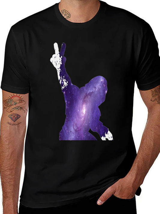 Galaxy Peace Sign T-Shirt