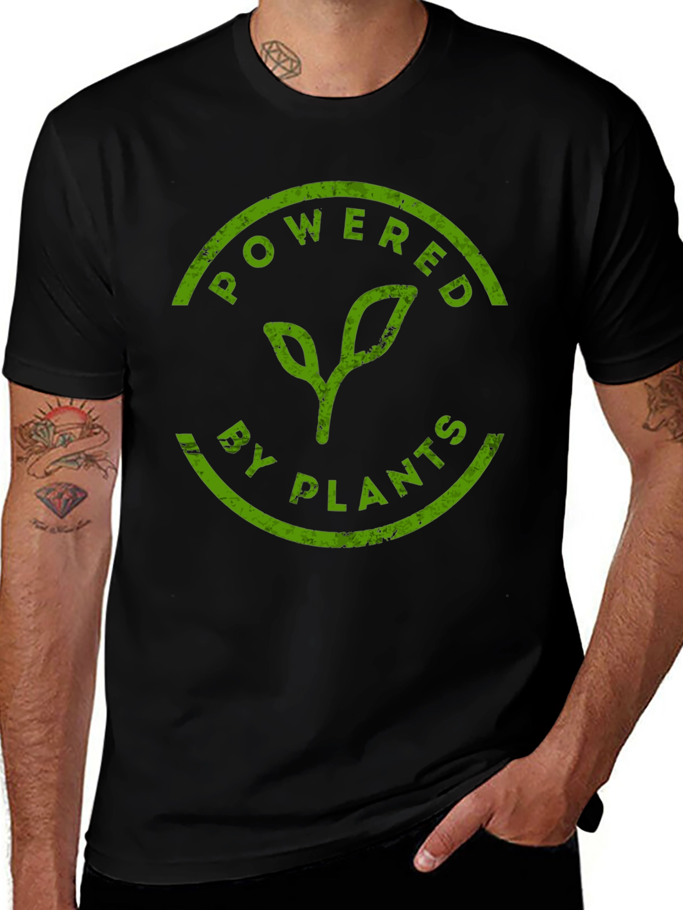 Powered by Plants T-Shirt - Vegan Friendly