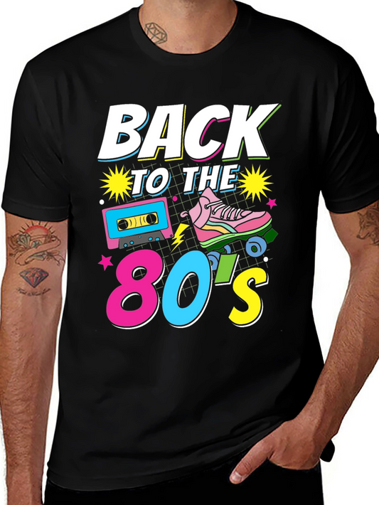 Retro 80s Style Graphic Tee