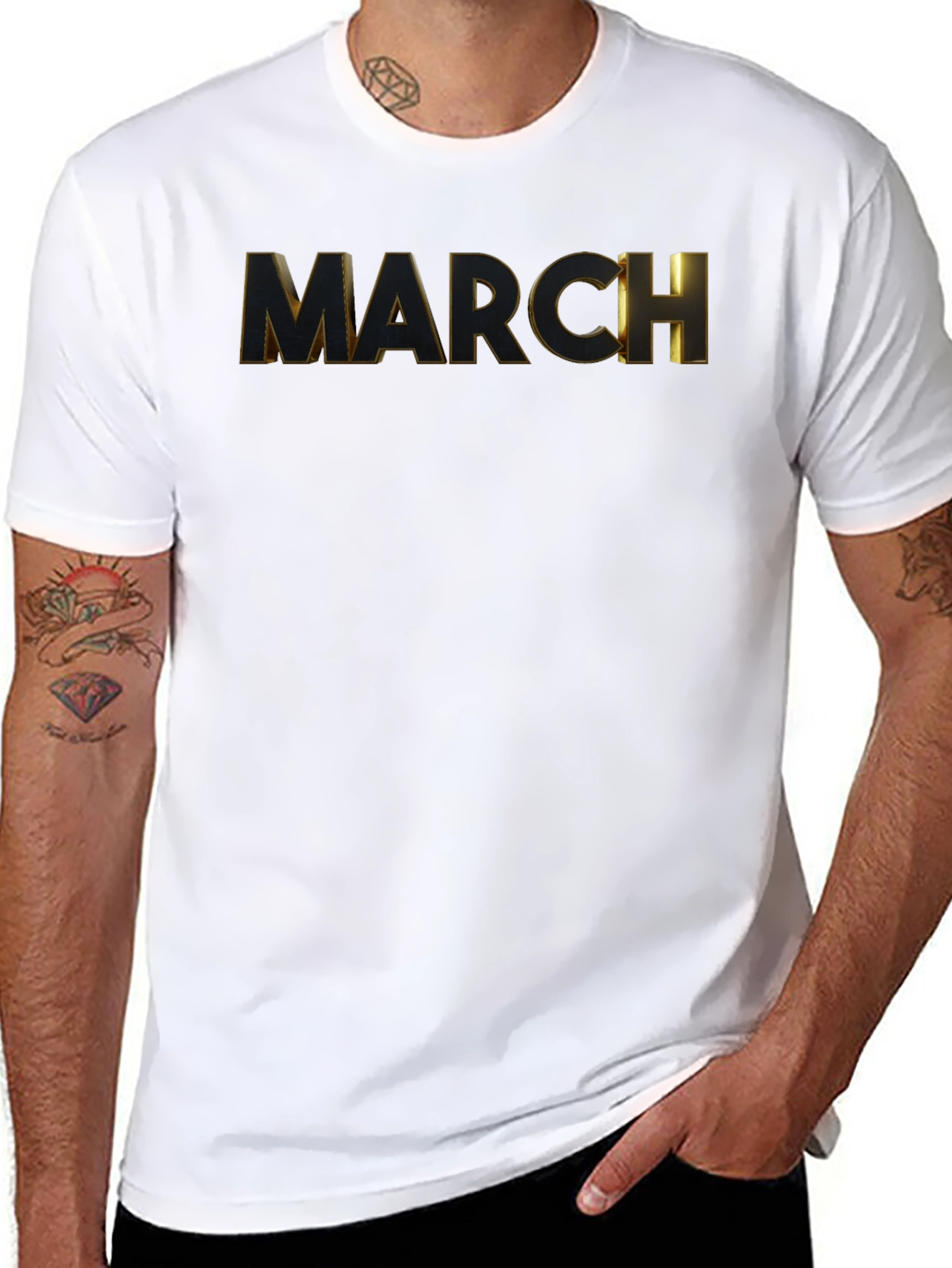 March Black T-Shirt