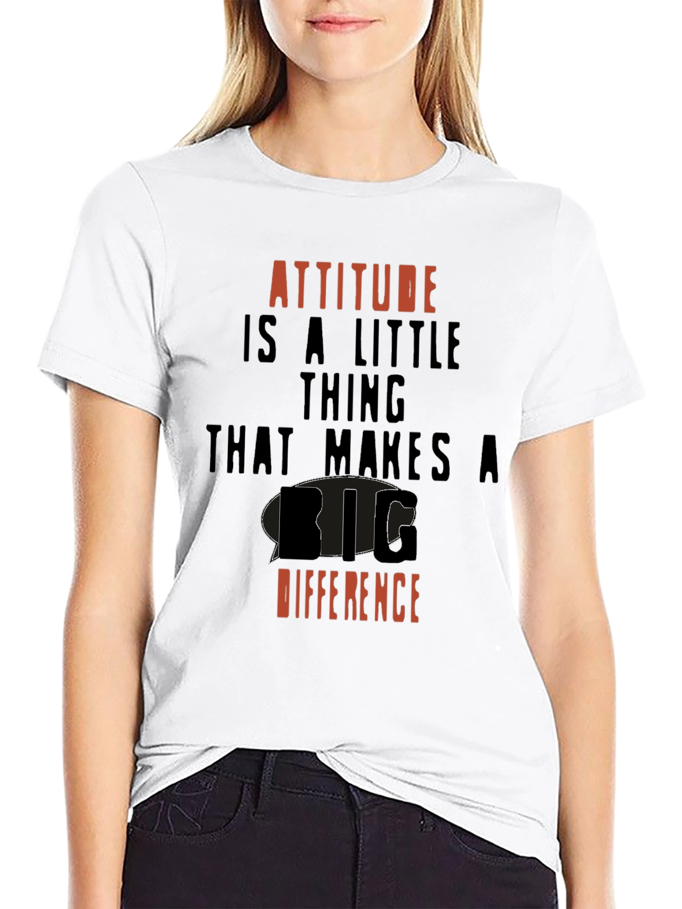 Attitude is Everything Graphic Tee - Motivational Shirt