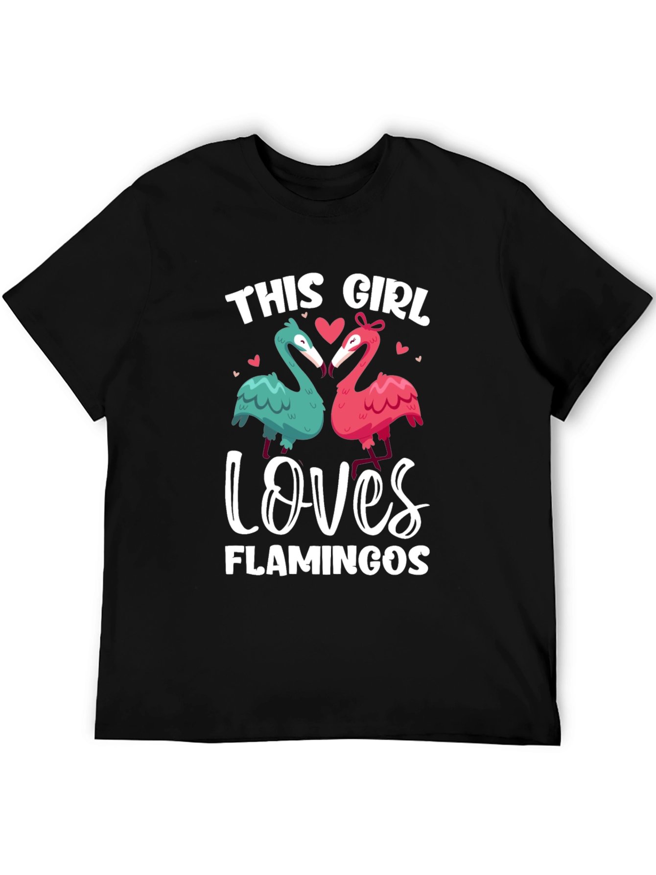 This Girl Loves Flamingos Graphic Tee