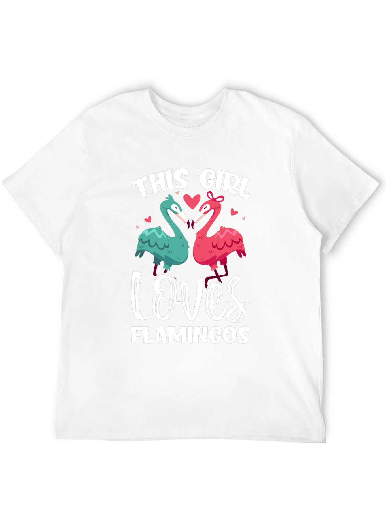 This Girl Loves Flamingos Graphic Tee