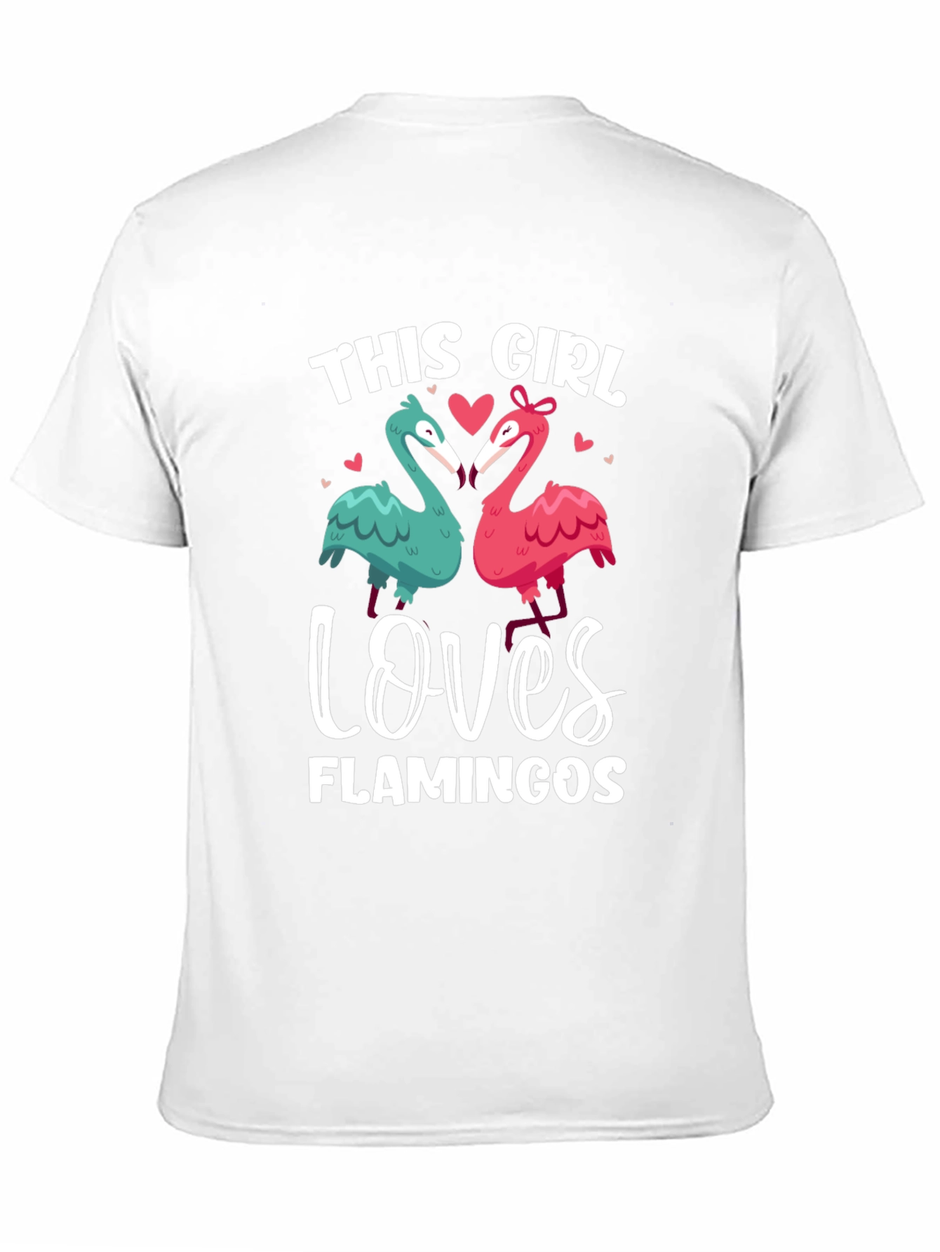 This Girl Loves Flamingos Graphic Tee