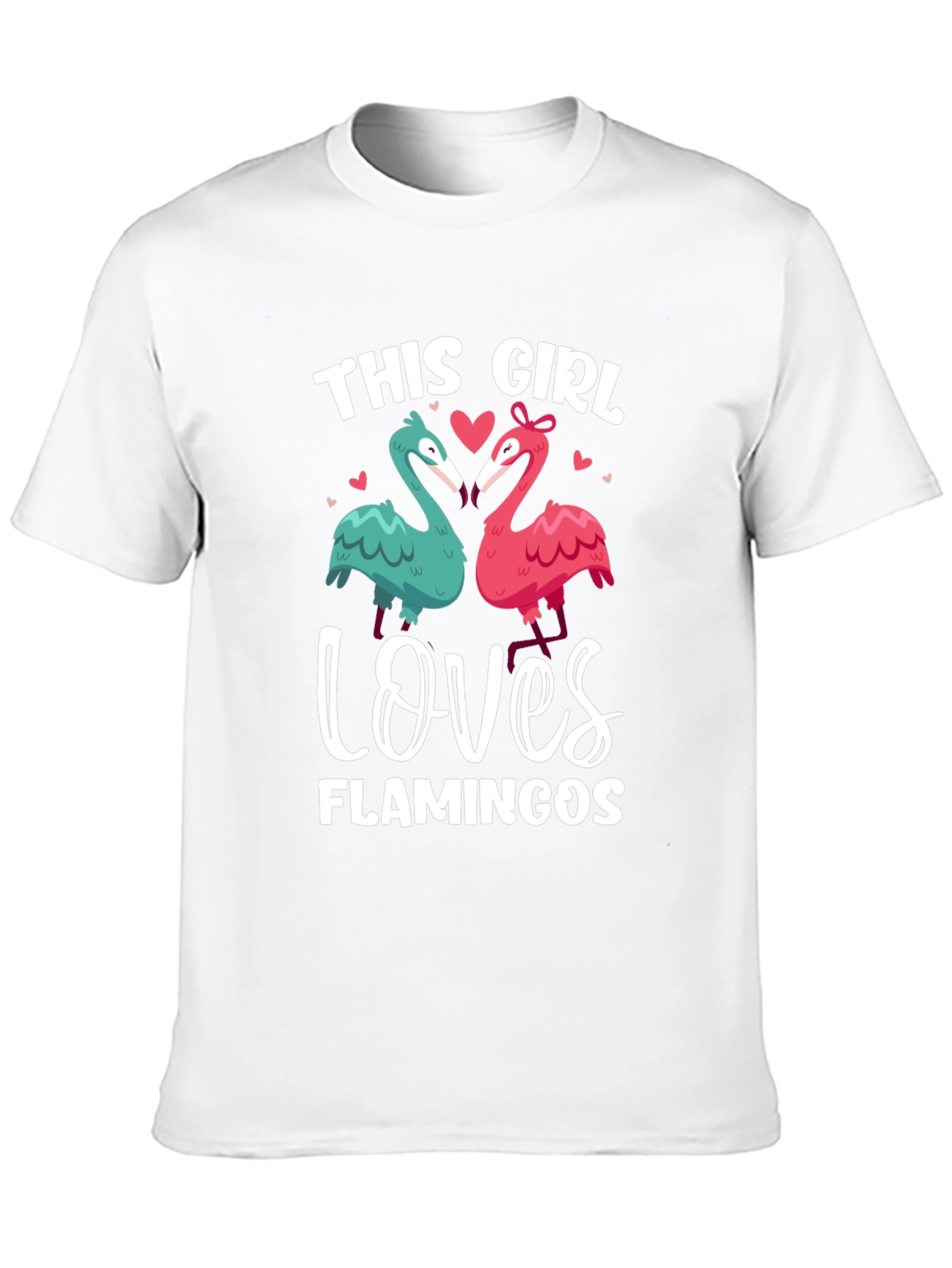 This Girl Loves Flamingos Graphic Tee