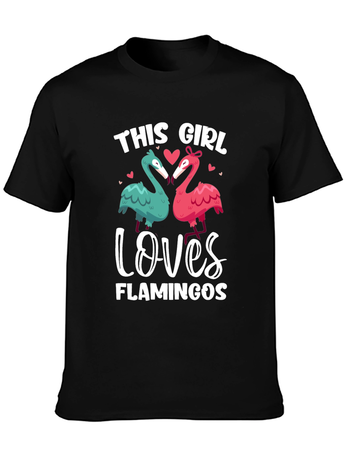 This Girl Loves Flamingos Graphic Tee