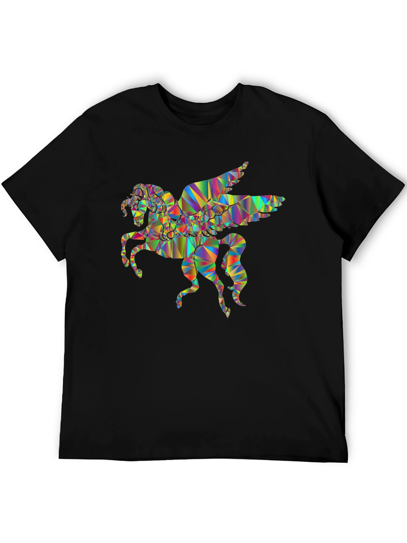 Prism Pegasus Black T-Shirt