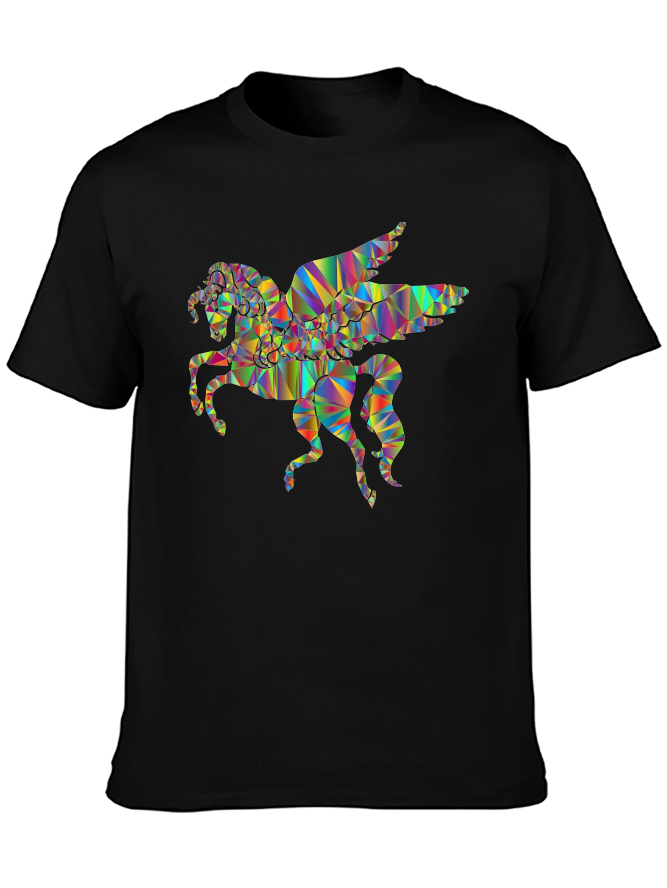 Prism Pegasus Black T-Shirt
