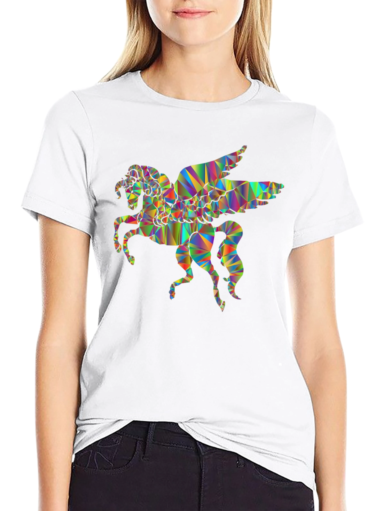 Prism Pegasus Black T-Shirt