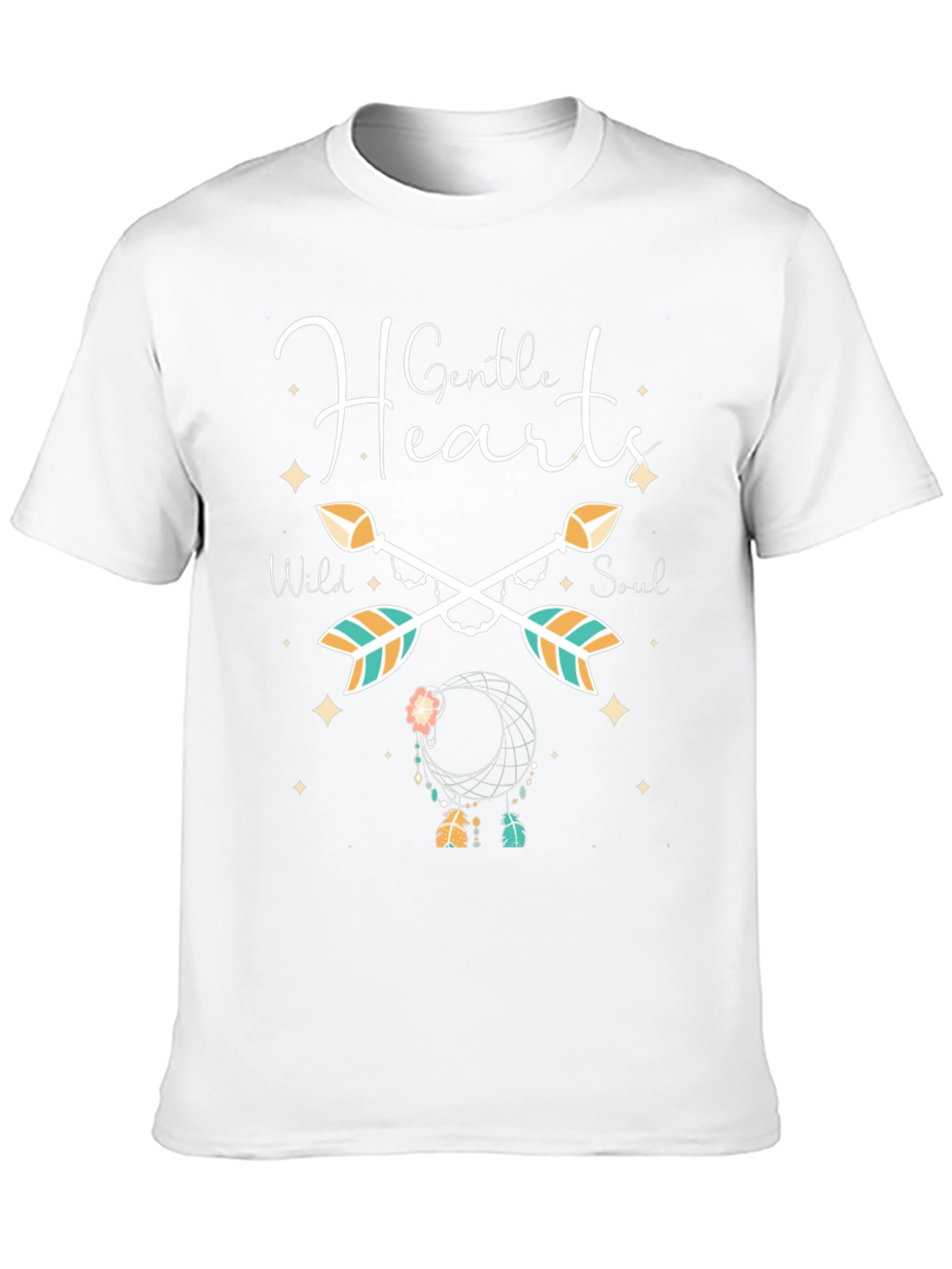 Gentle Hearts Arrow Dreamcatcher Black T-Shirt