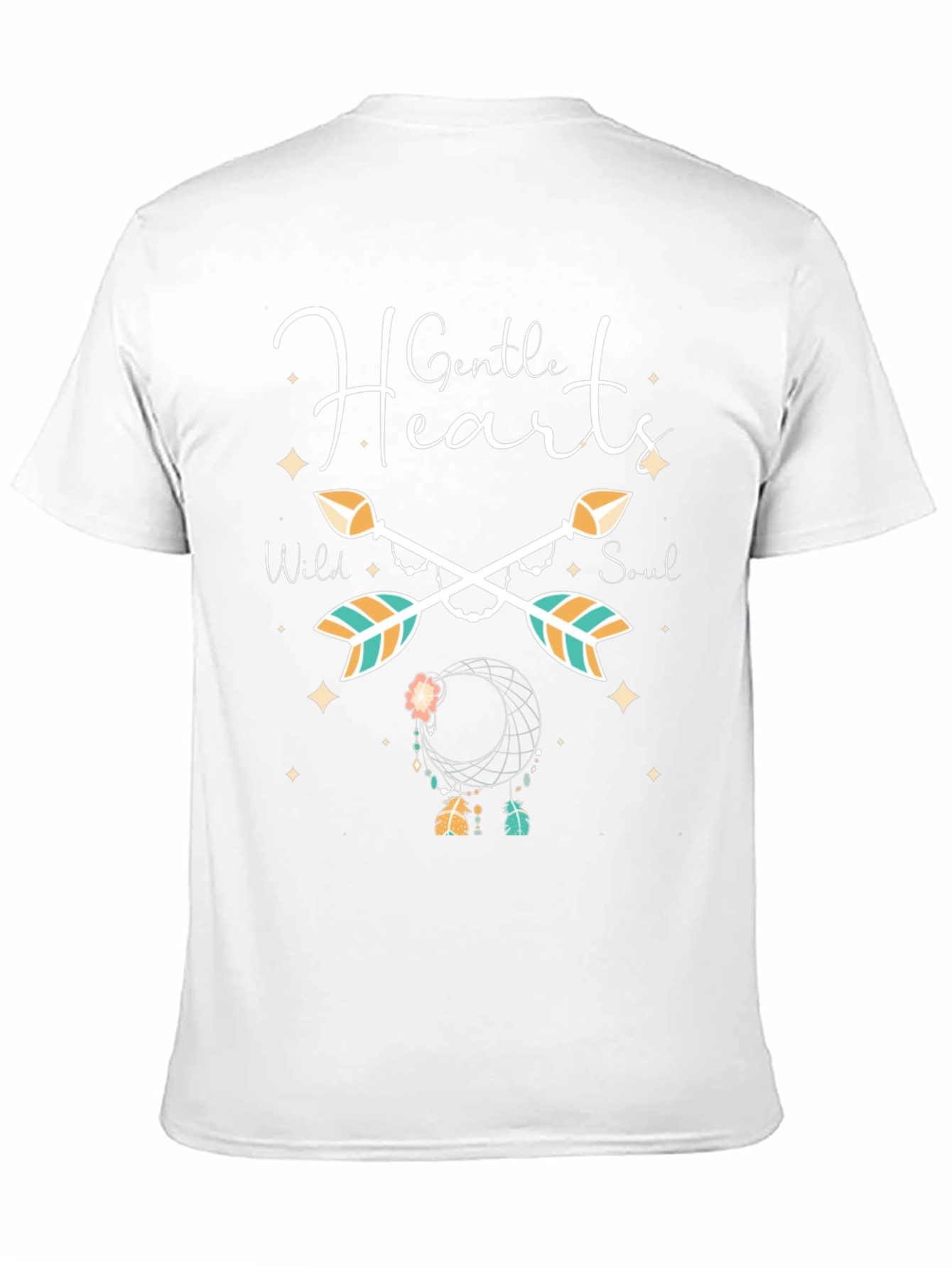 Gentle Hearts Arrow Dreamcatcher Black T-Shirt