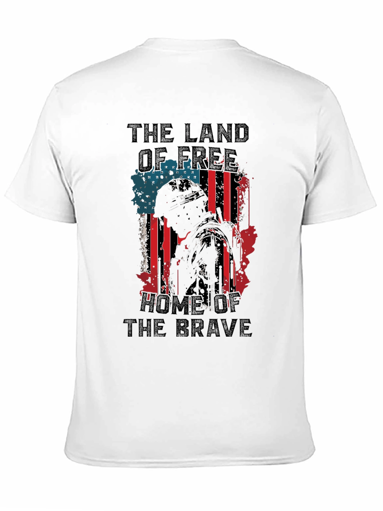 Patriotic USA Flag Graphic Print T-Shirt