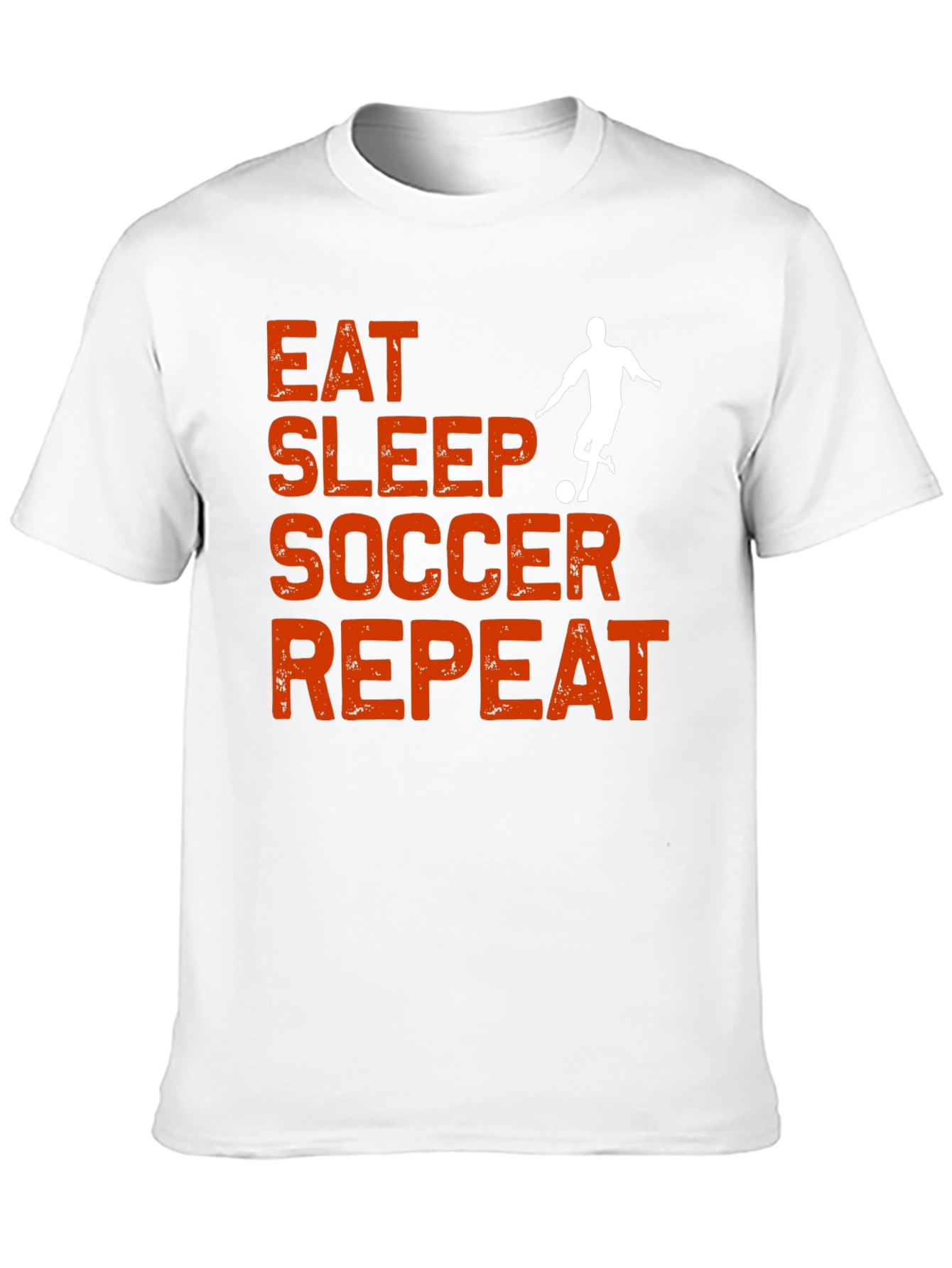 Eat Sleep Soccer Repeat Graphic Tee