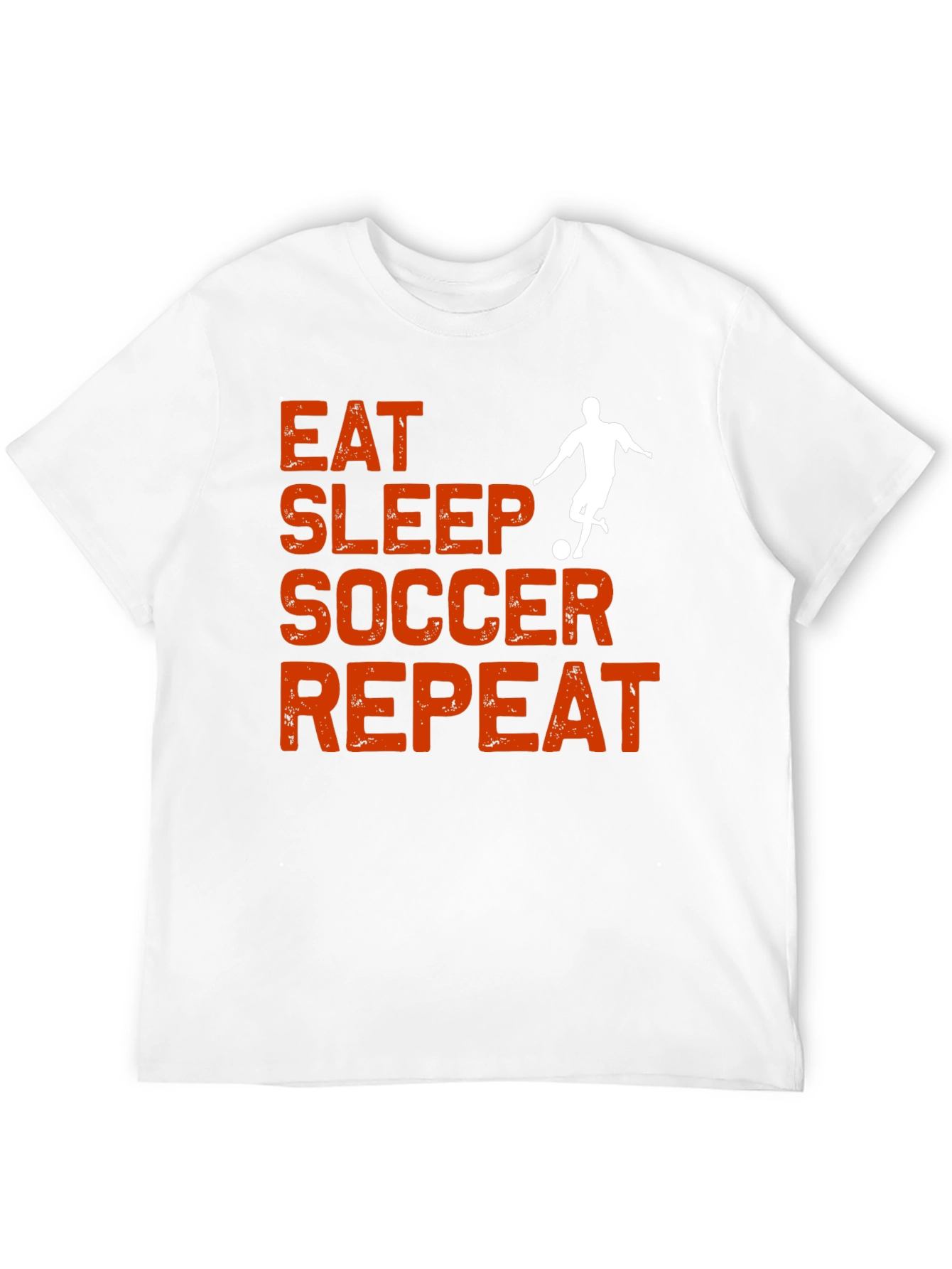 Eat Sleep Soccer Repeat Graphic Tee