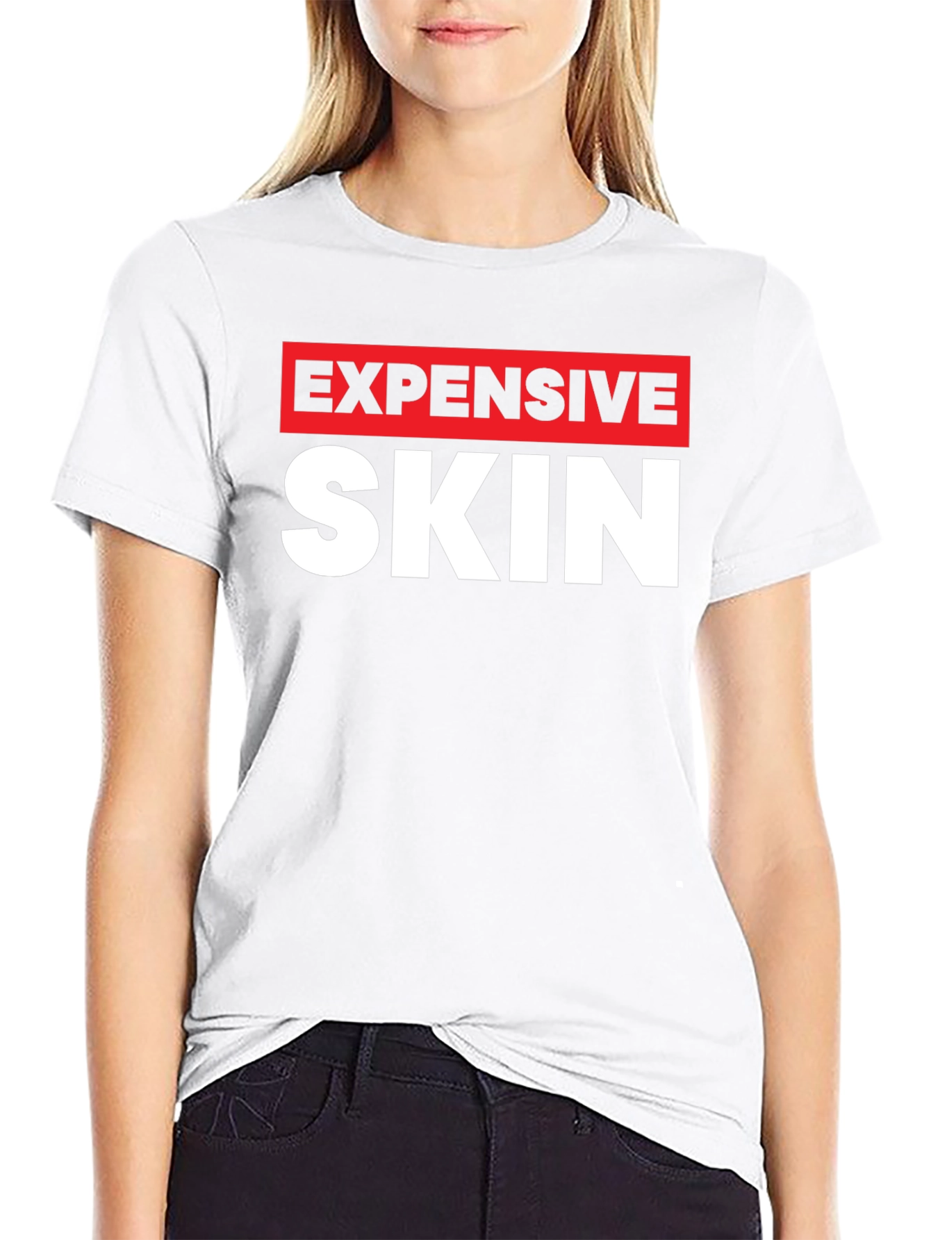 Expensive Skin Graphic T-Shirt - Bold Statement Tee