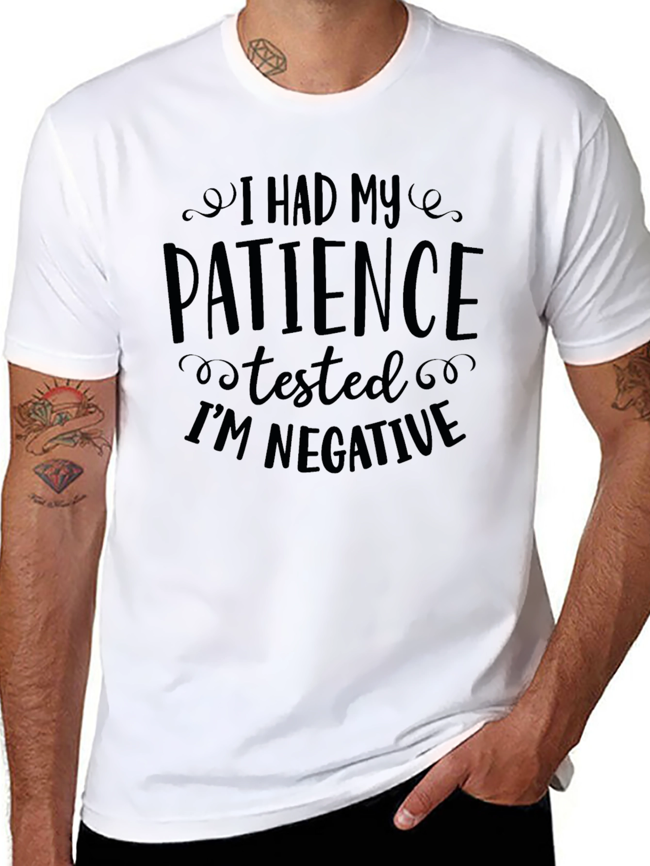 Patience Tested T-Shirt: Funny Sarcastic Tee