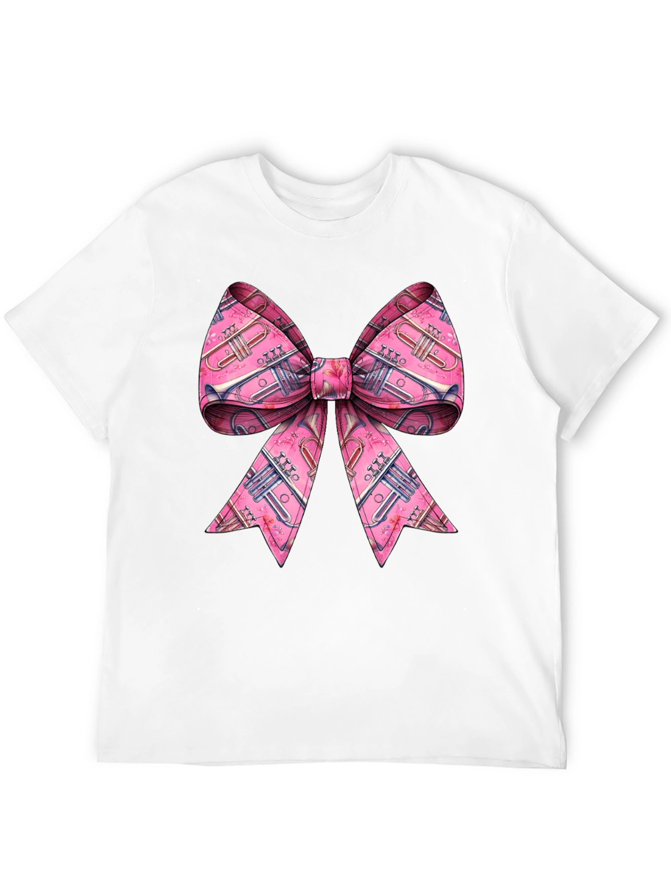 Musical Bow T-Shirt: Unique Design