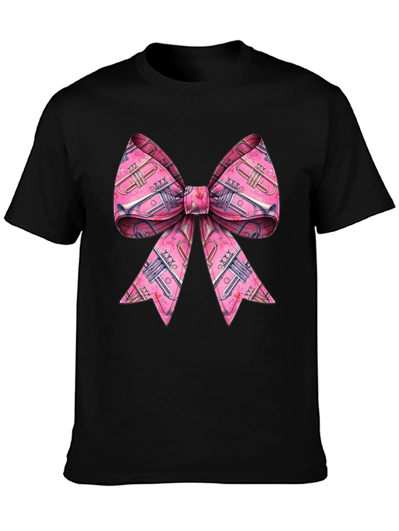 Musical Bow T-Shirt: Unique Design