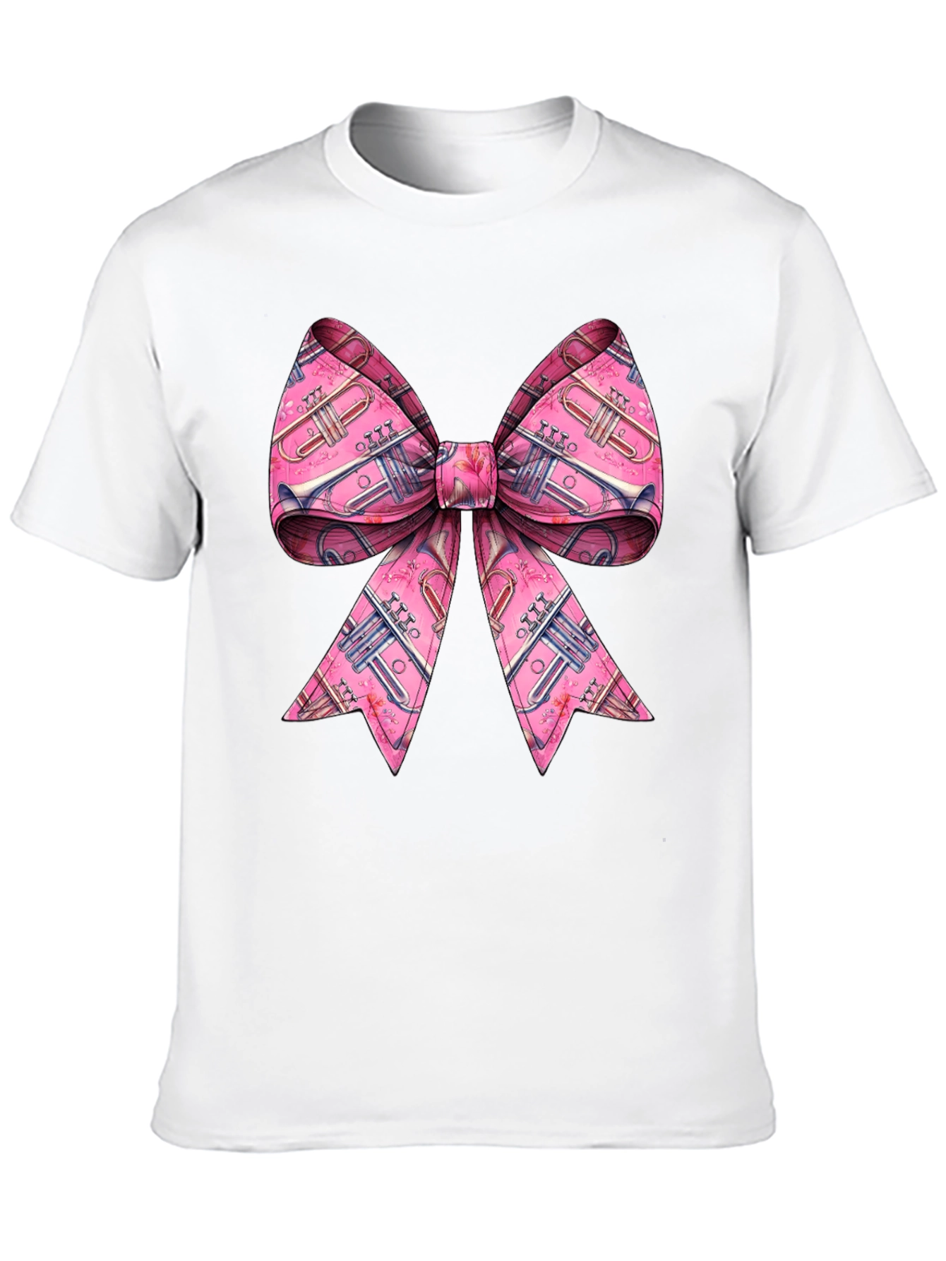 Musical Bow T-Shirt: Unique Design