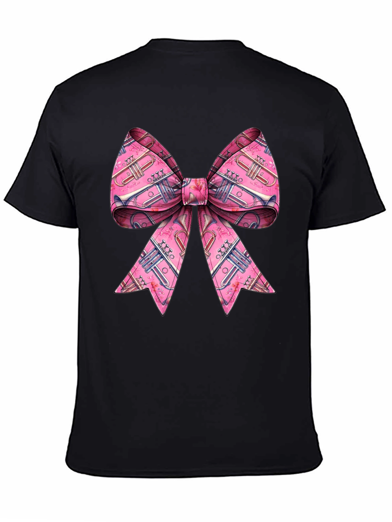 Musical Bow T-Shirt: Unique Design