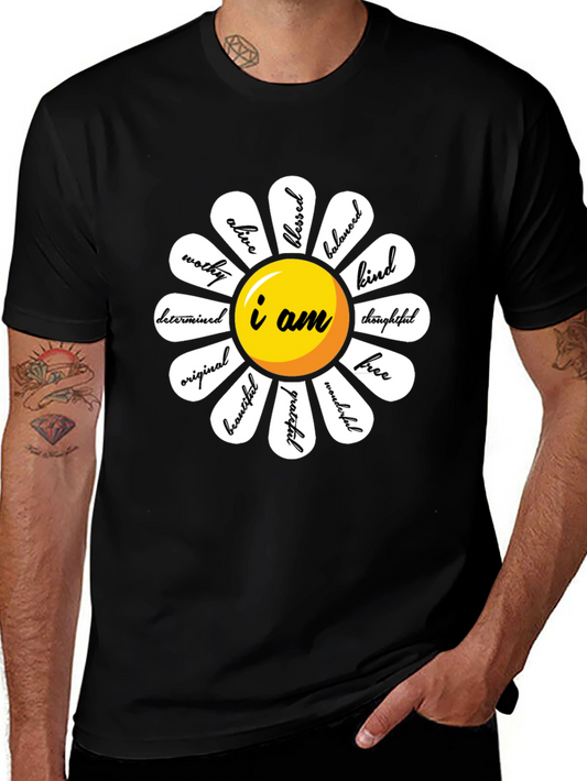 I Am Daisy Graphic Tee - Positive Affirmation Shirt