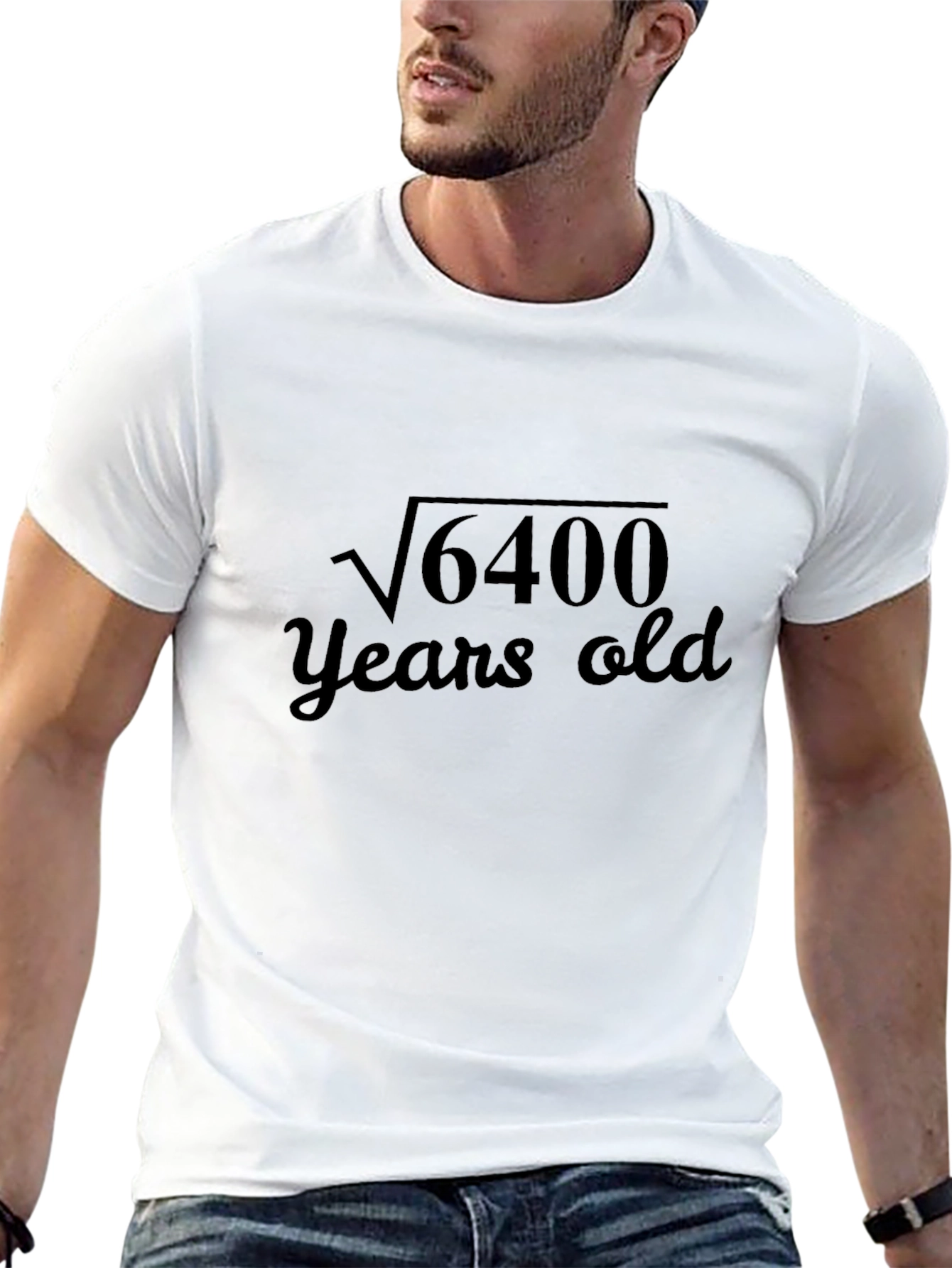 Funny Math Birthday T-Shirt - 6400 Years Old